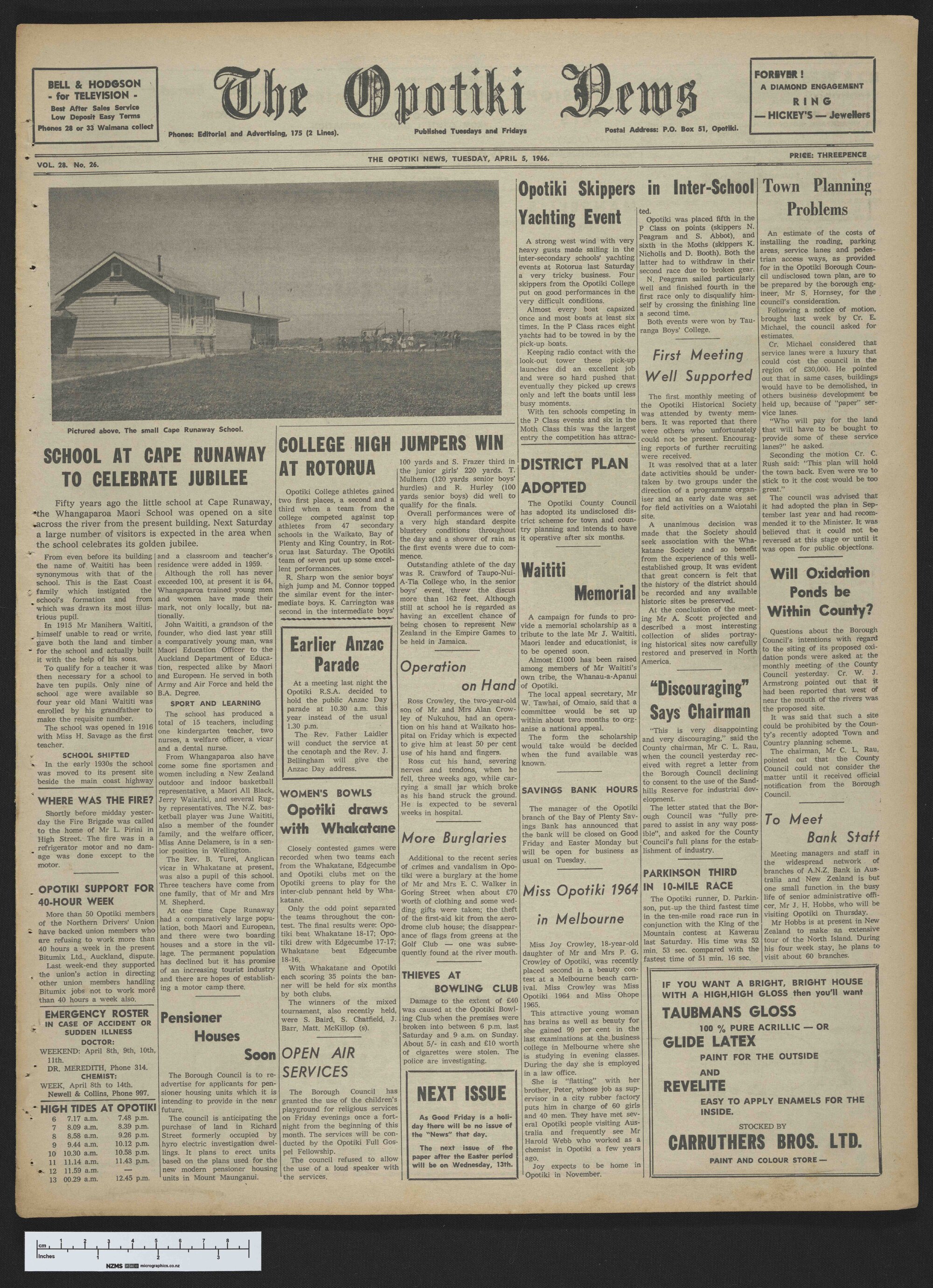 1966-04-05 Opotiki News