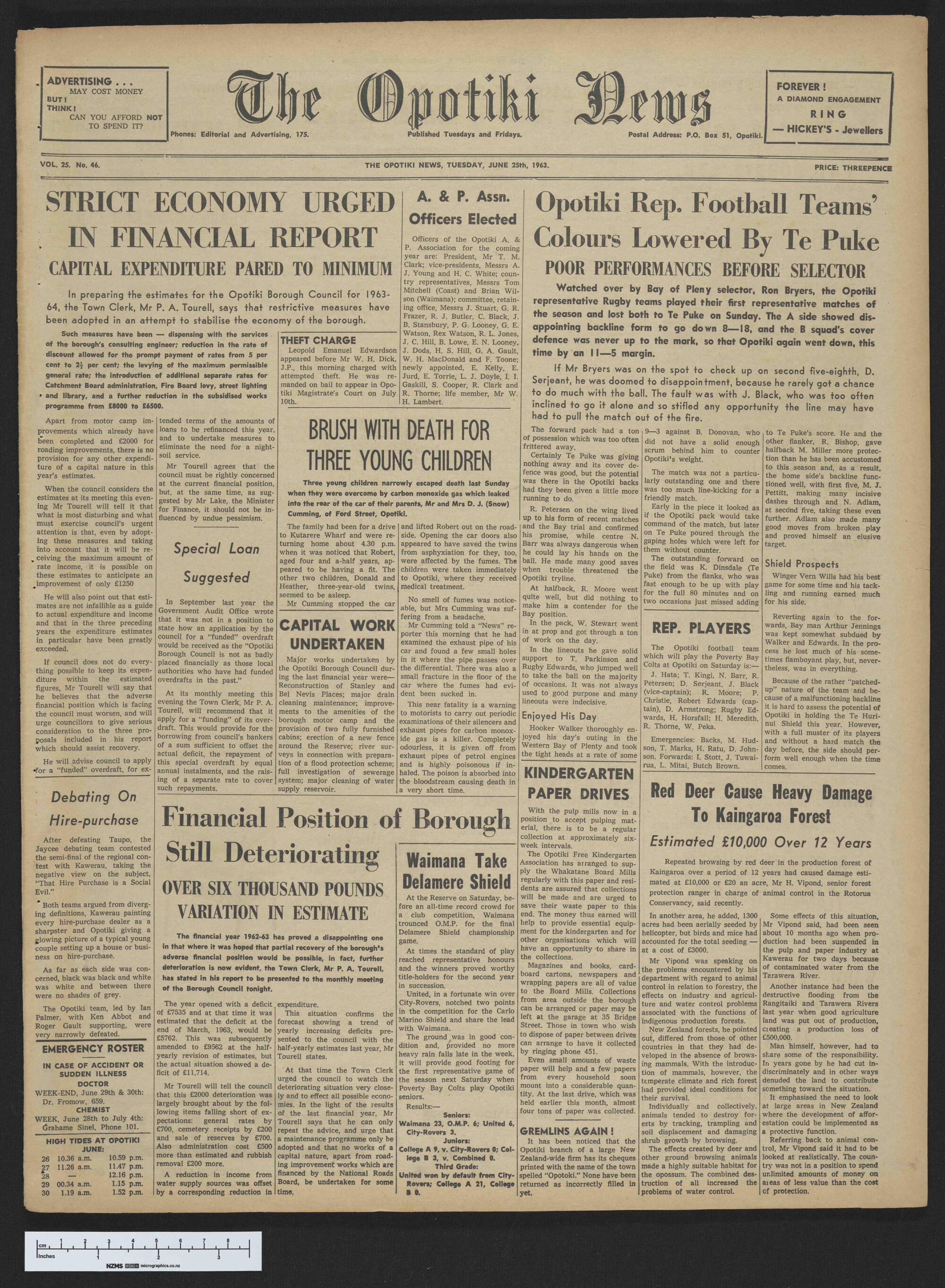 1963-06-25 Opotiki News