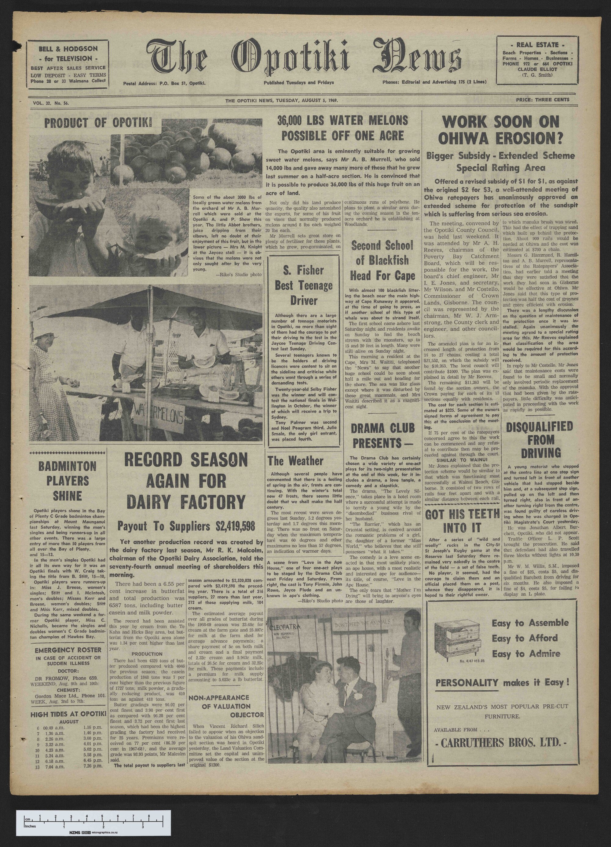 1969-08-05 Opotiki News