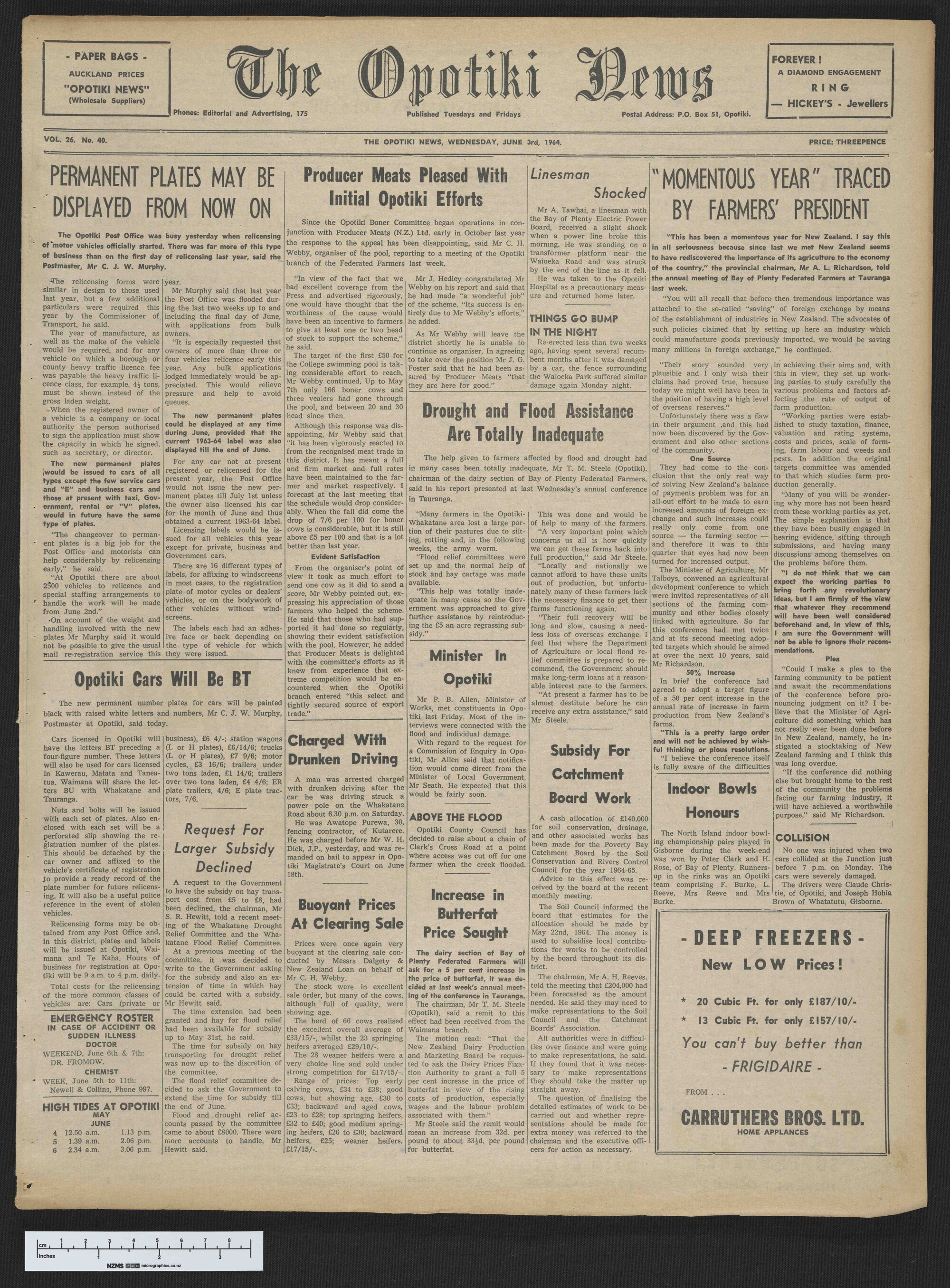 1964-06-03 Opotiki News