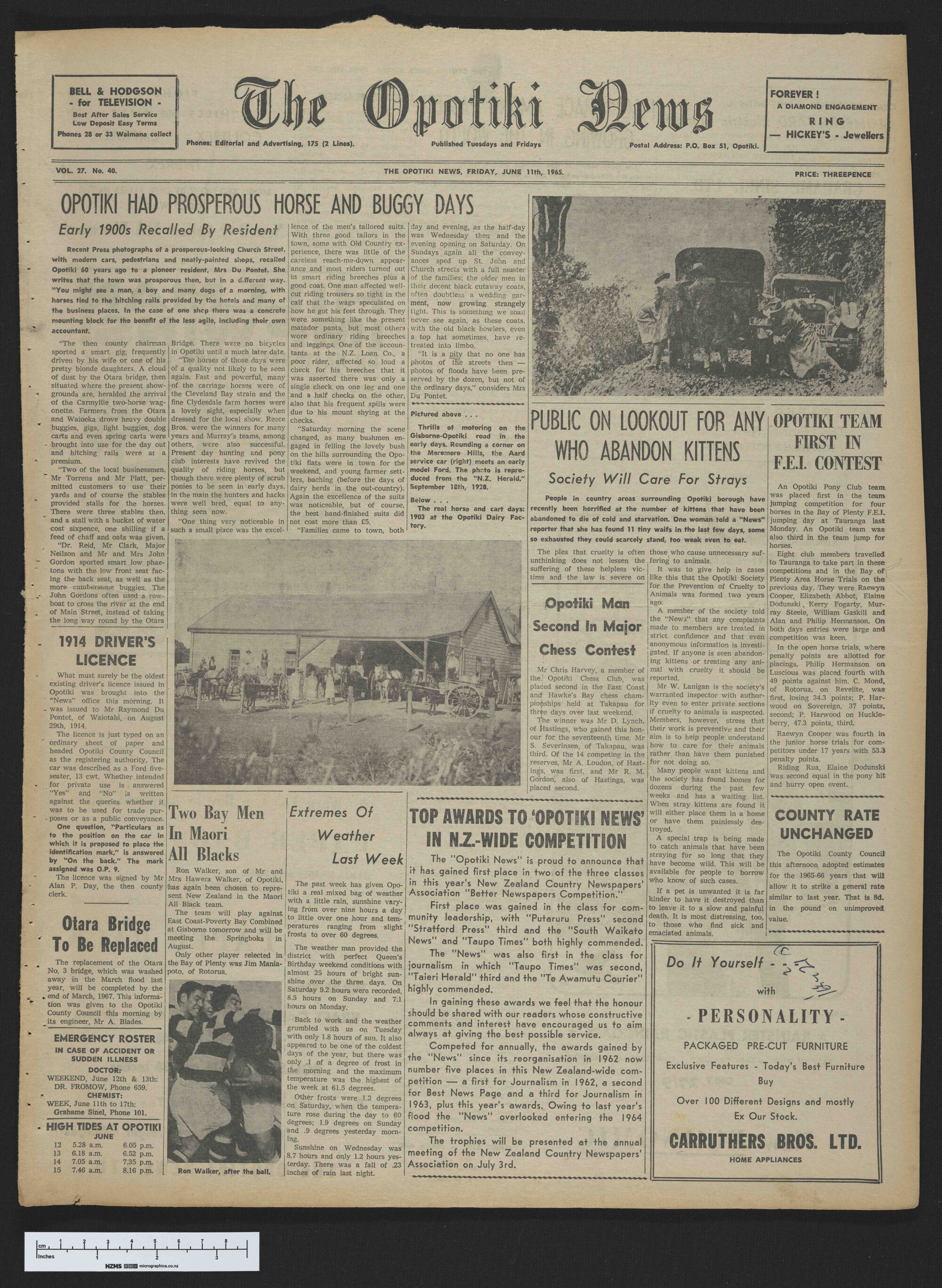 1965-06-11 Opotiki News