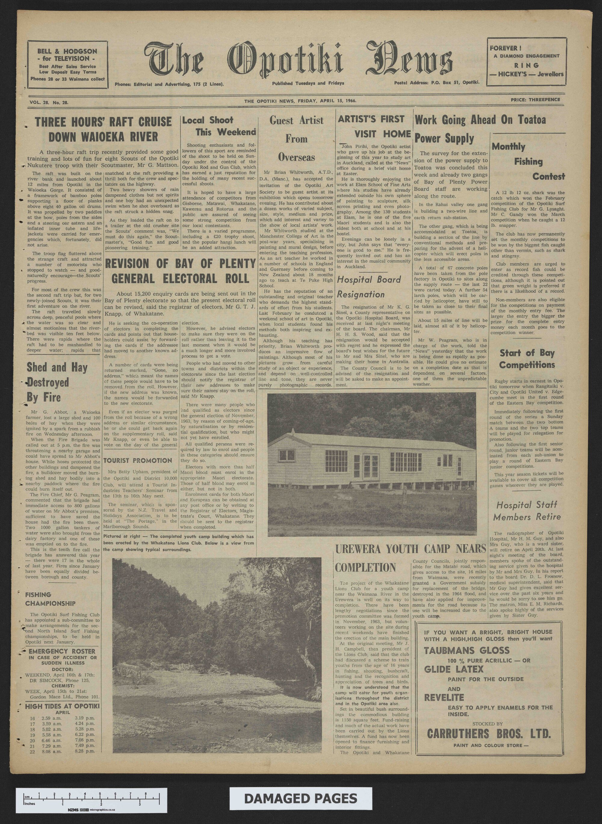 1966-04-15 Opotiki News
