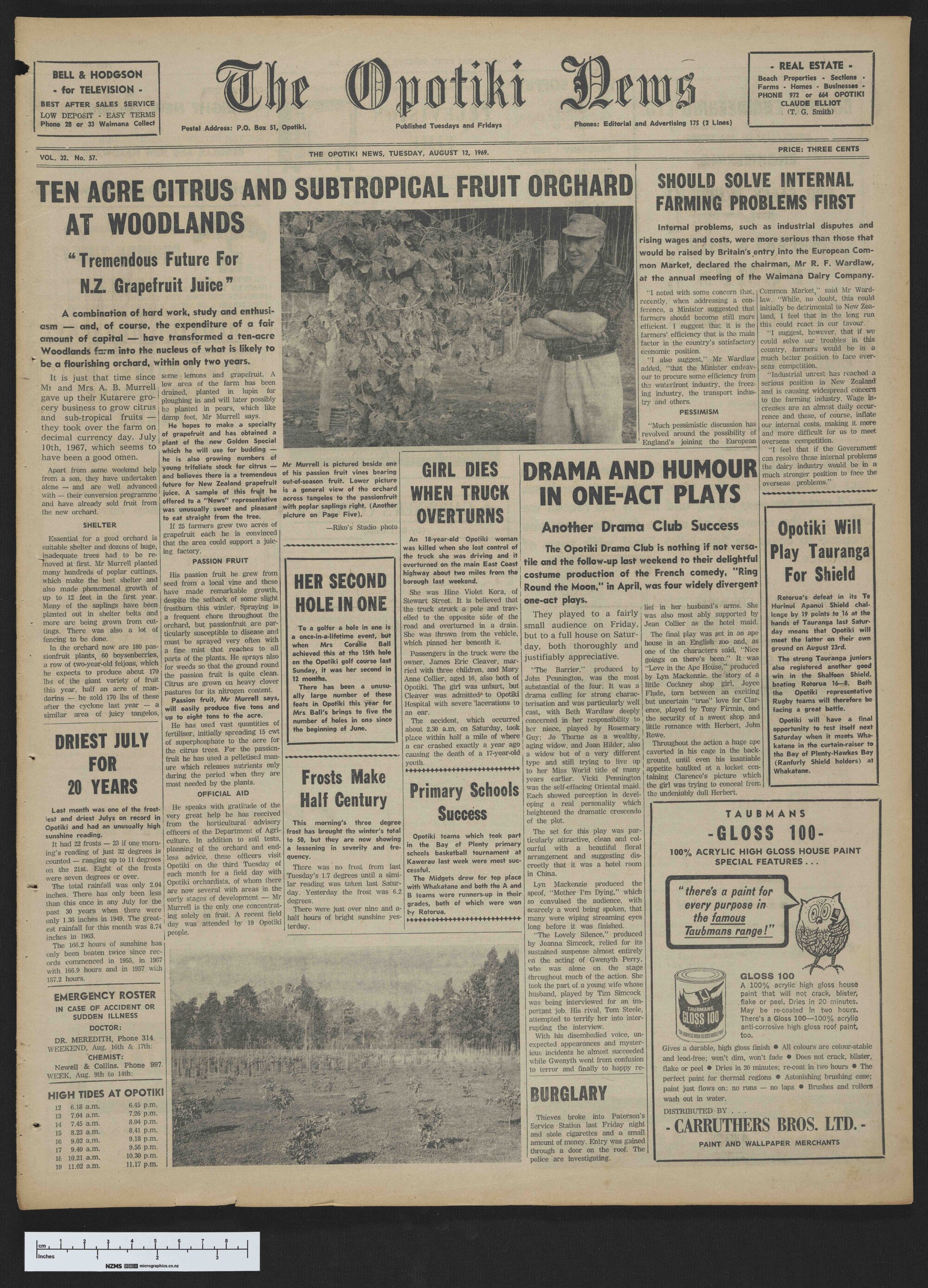 1969-08-12 Opotiki News