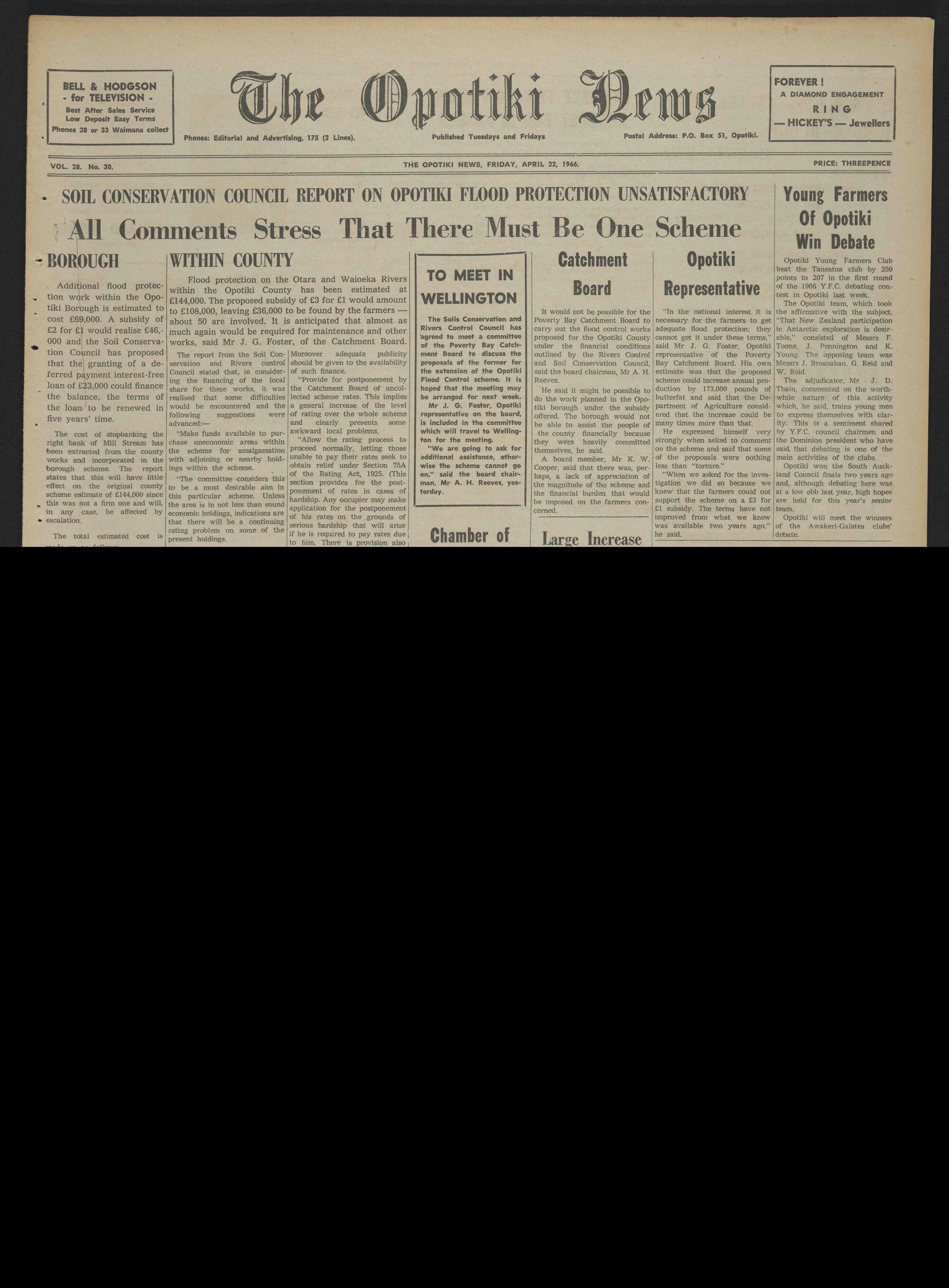 1966-04-22 Opotiki News