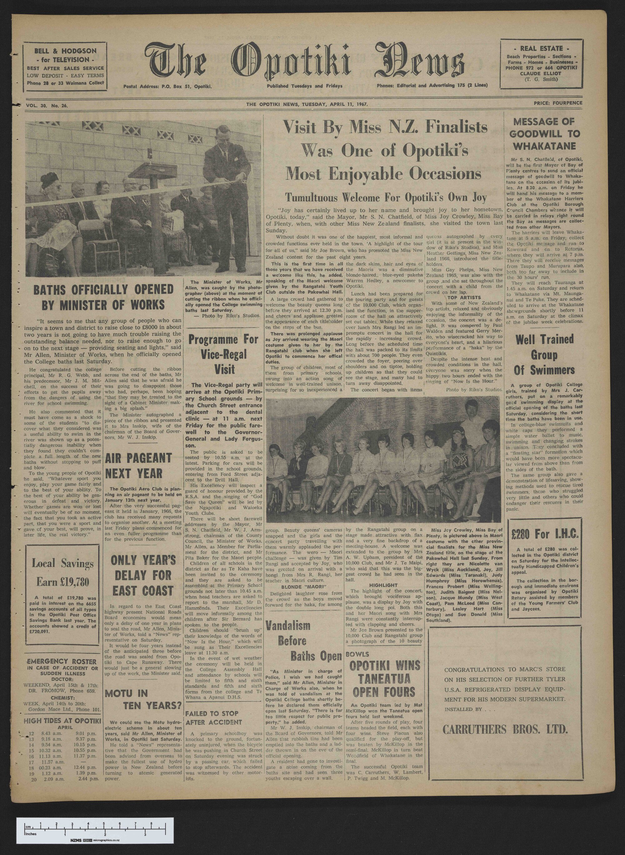 1967-04-11 Opotiki News
