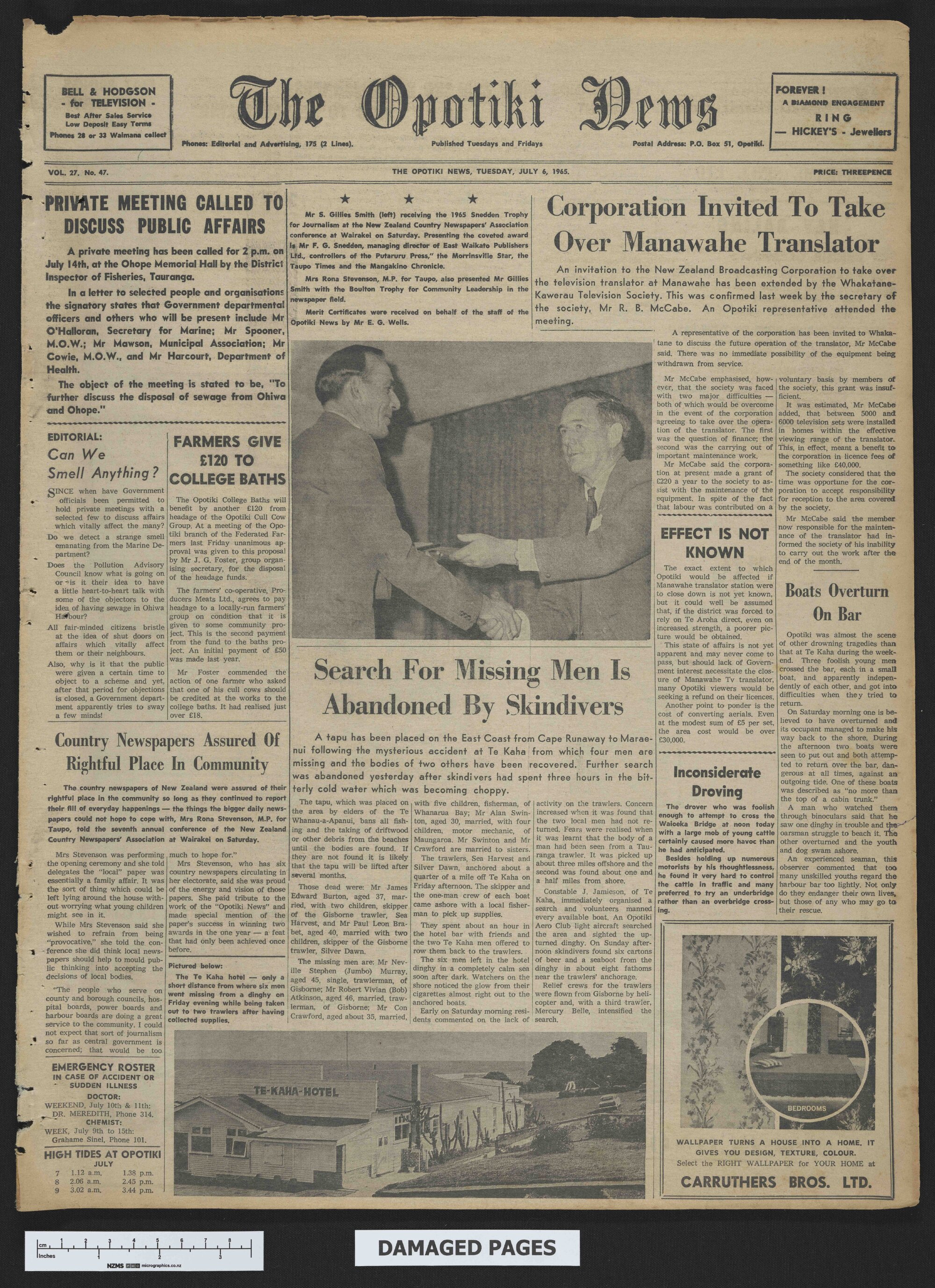 1965-07-06 Opotiki News