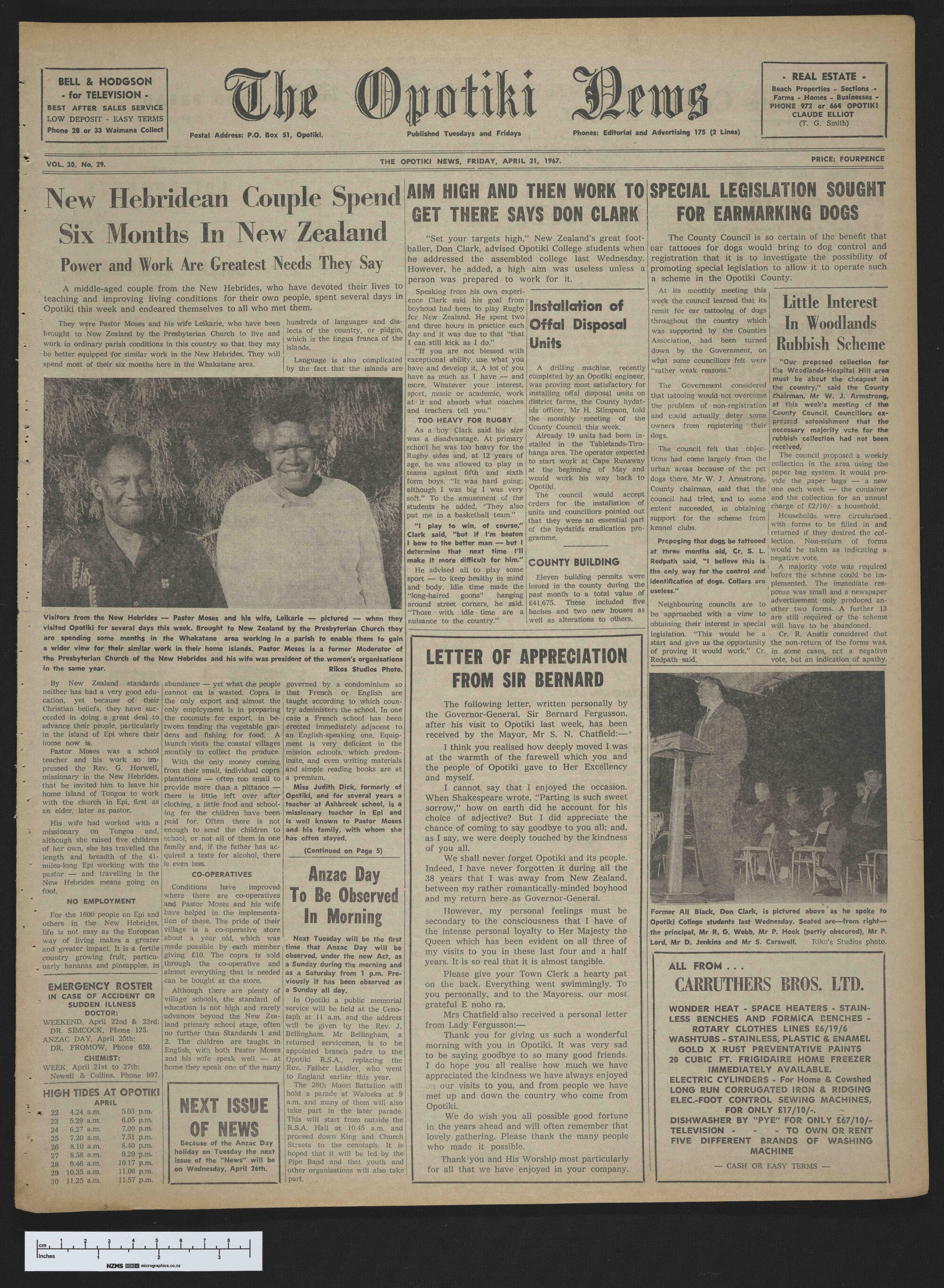 1967-04-21 Opotiki News