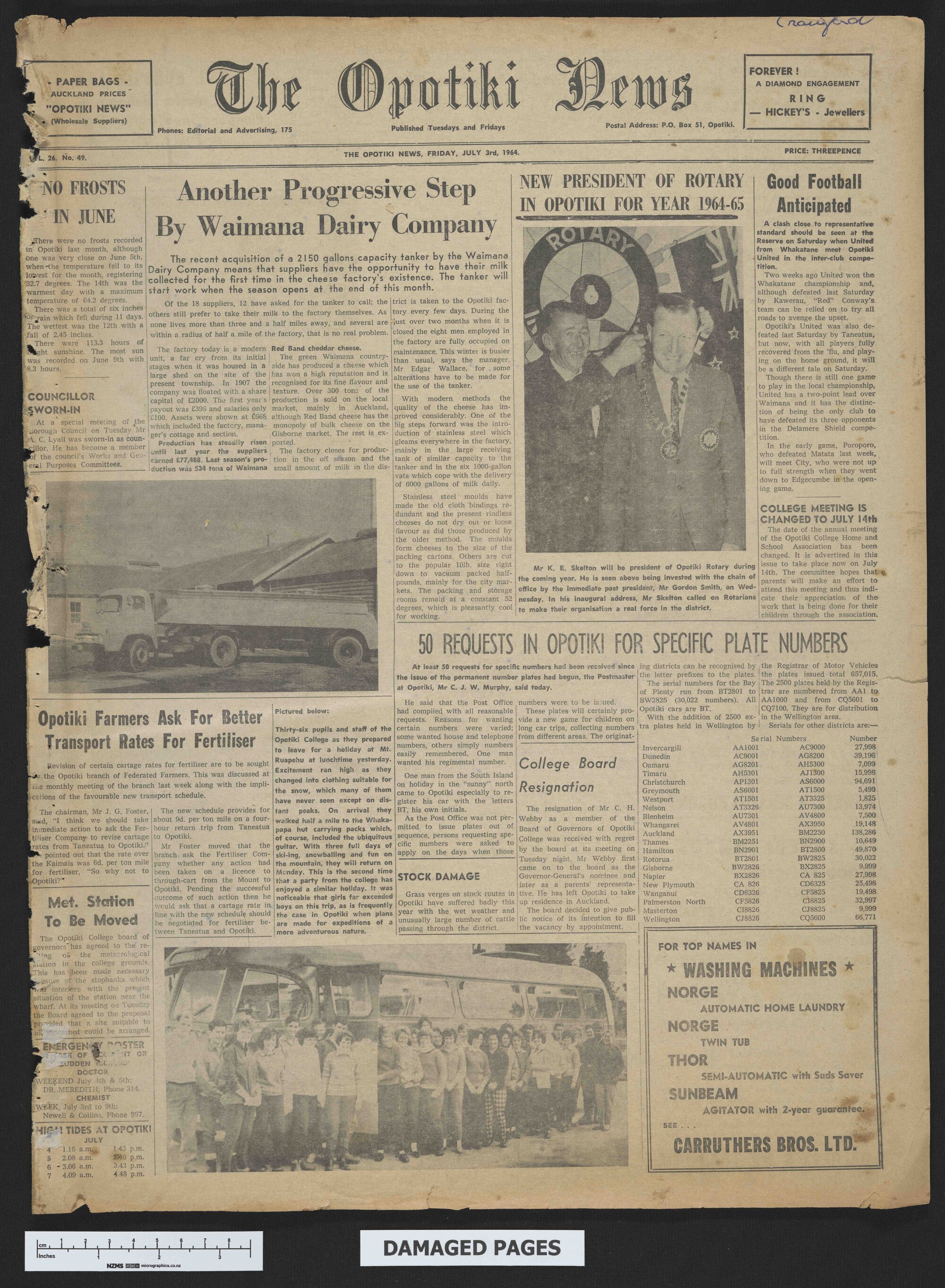 1964-07-03 Opotiki News
