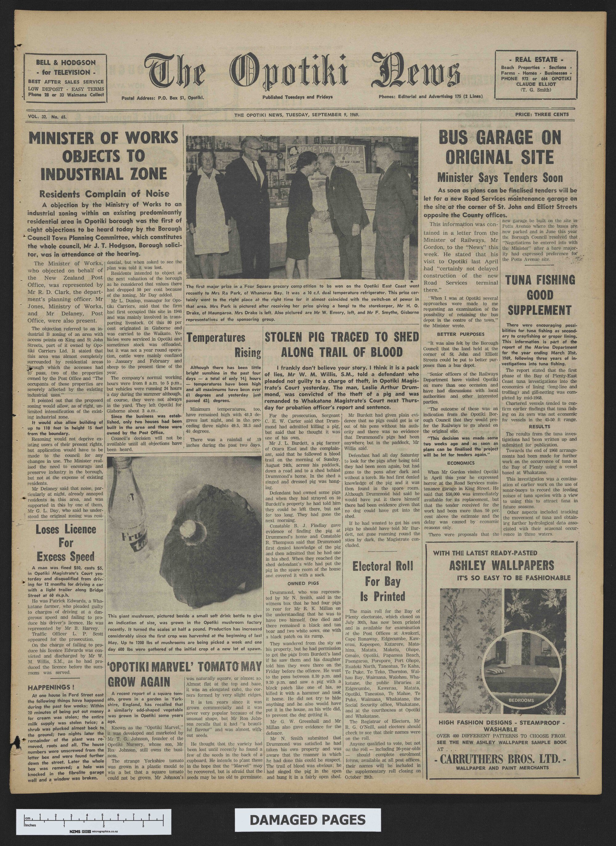 1969-09-09 Opotiki News