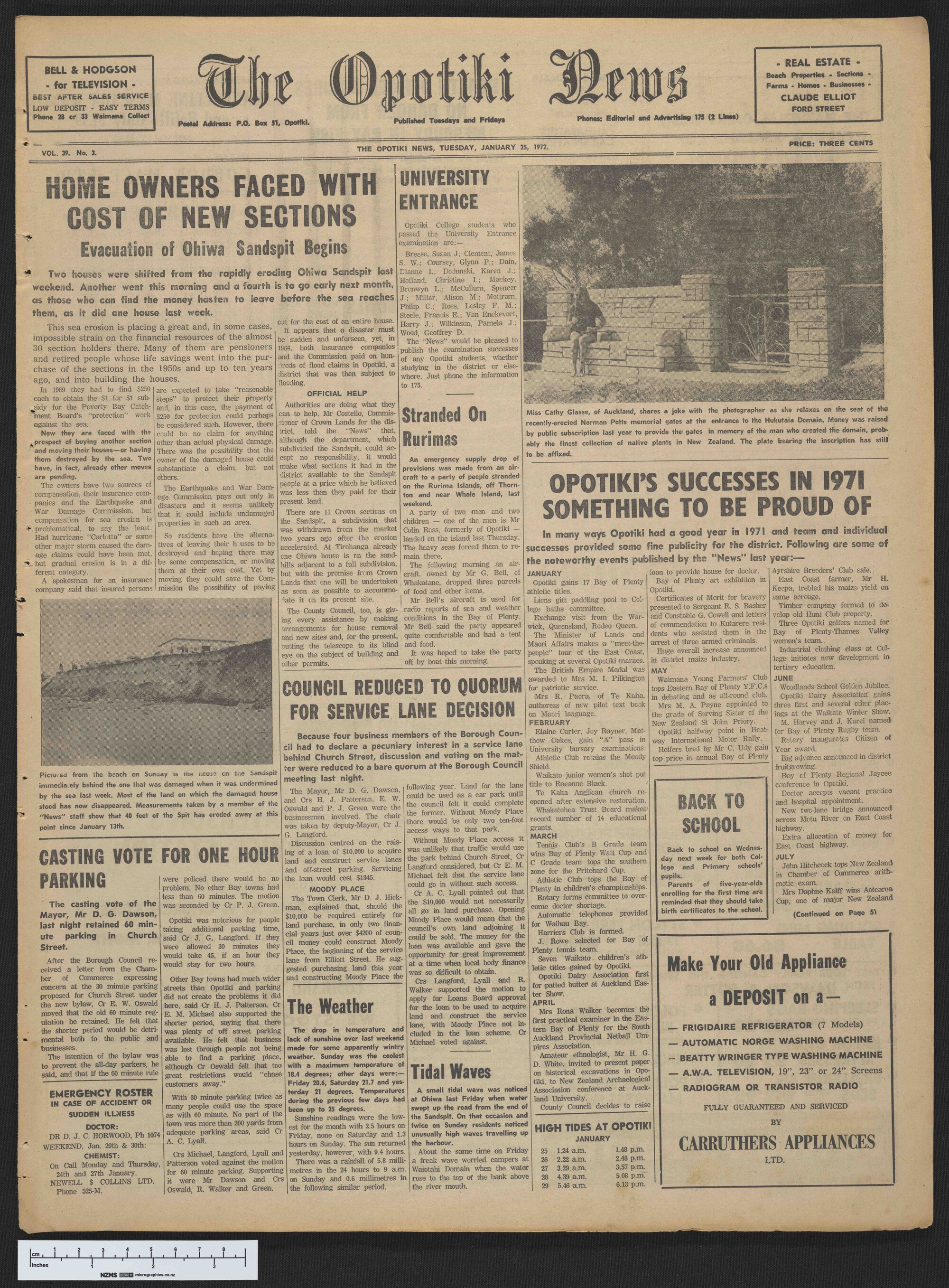 1972-01-25 Opotiki News