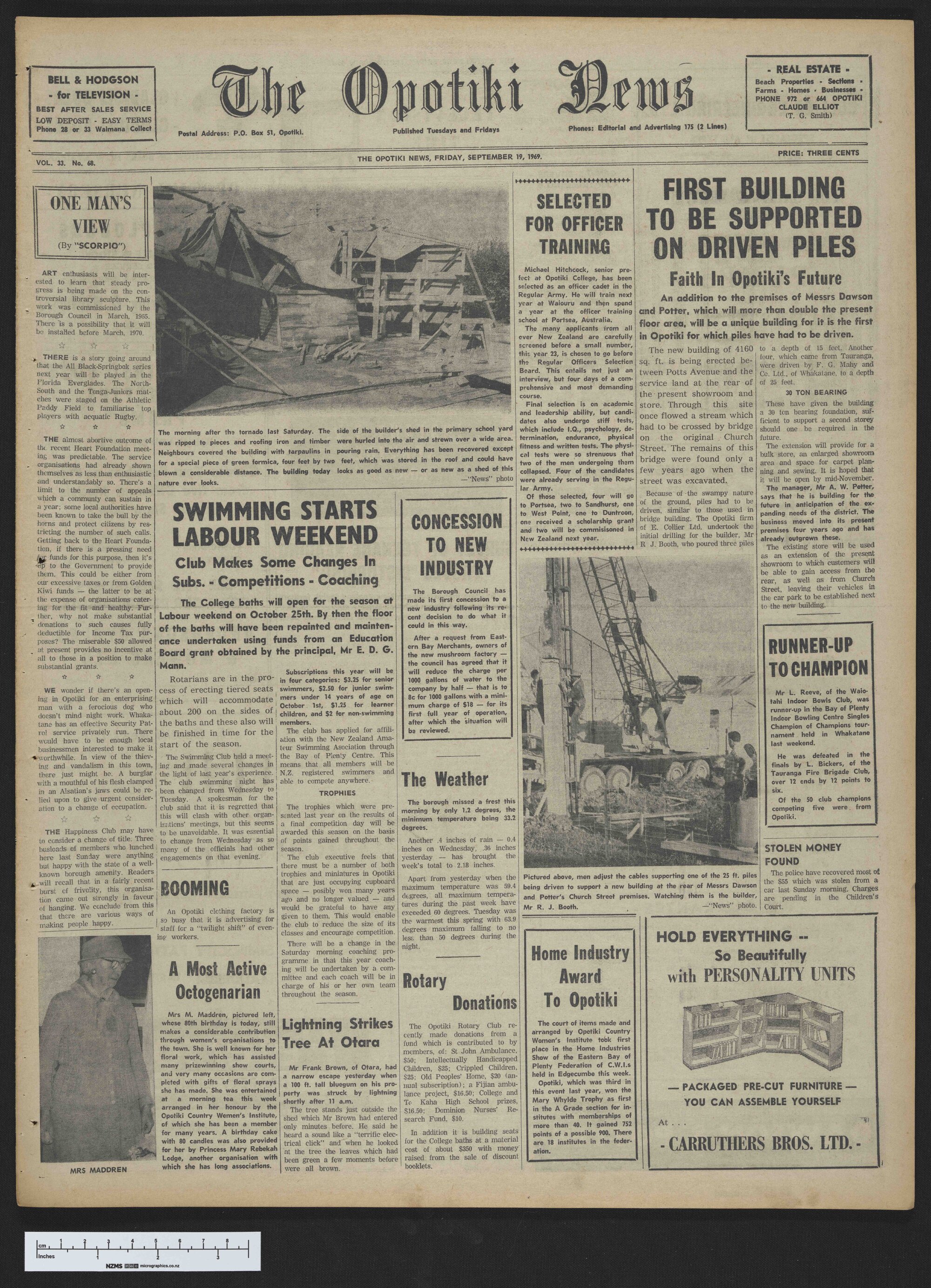 1969-09-19 Opotiki News