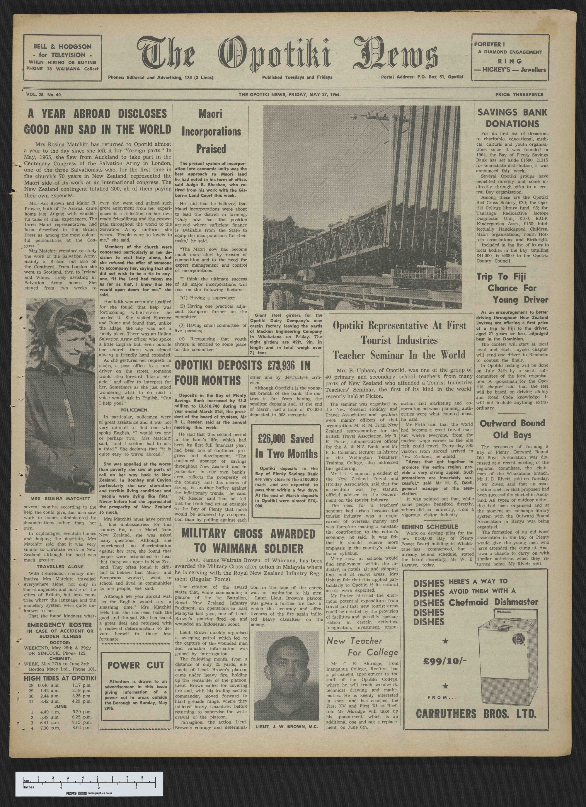 1966-05-27 Opotiki News