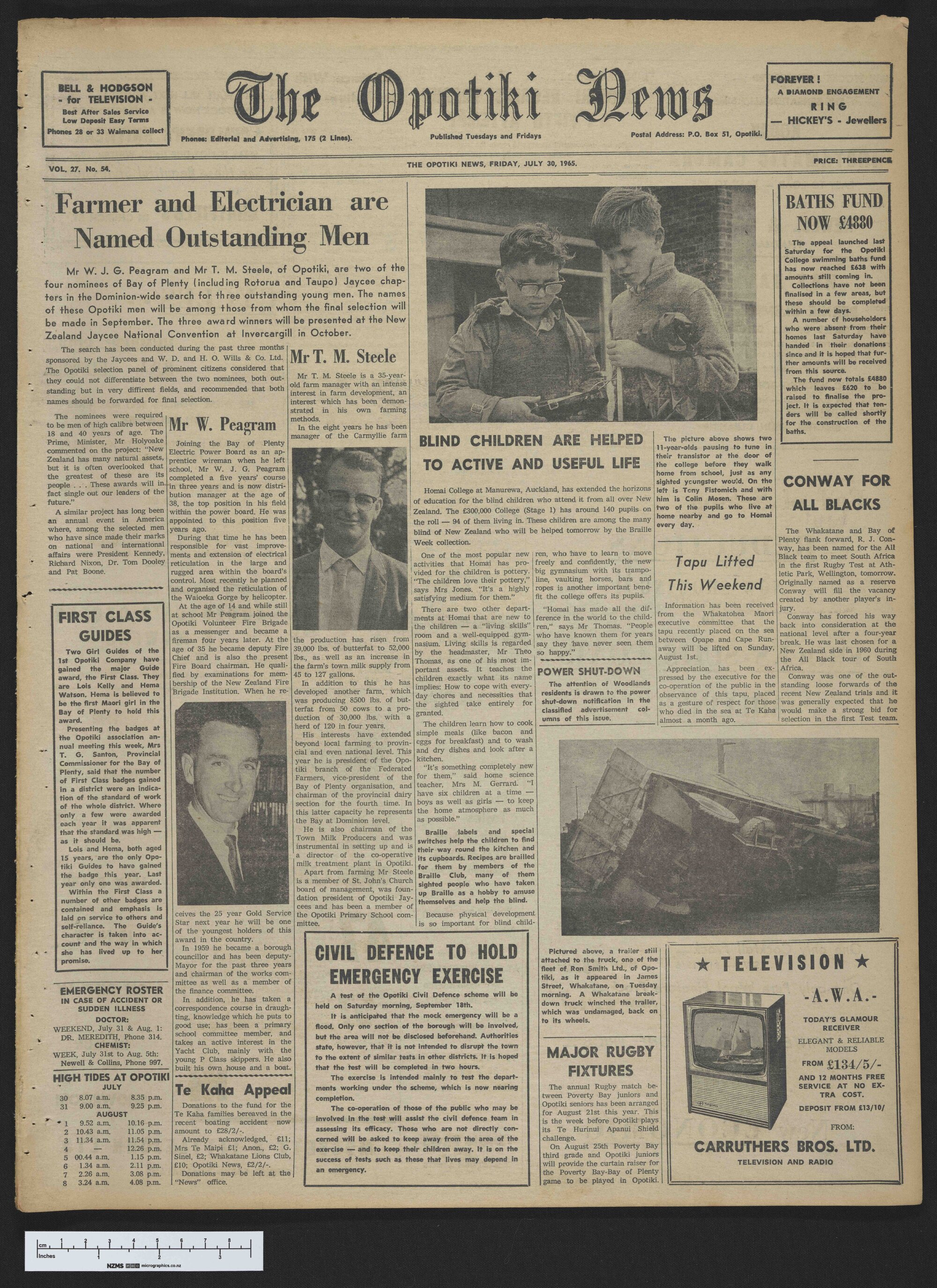 1965-07-30 Opotiki News