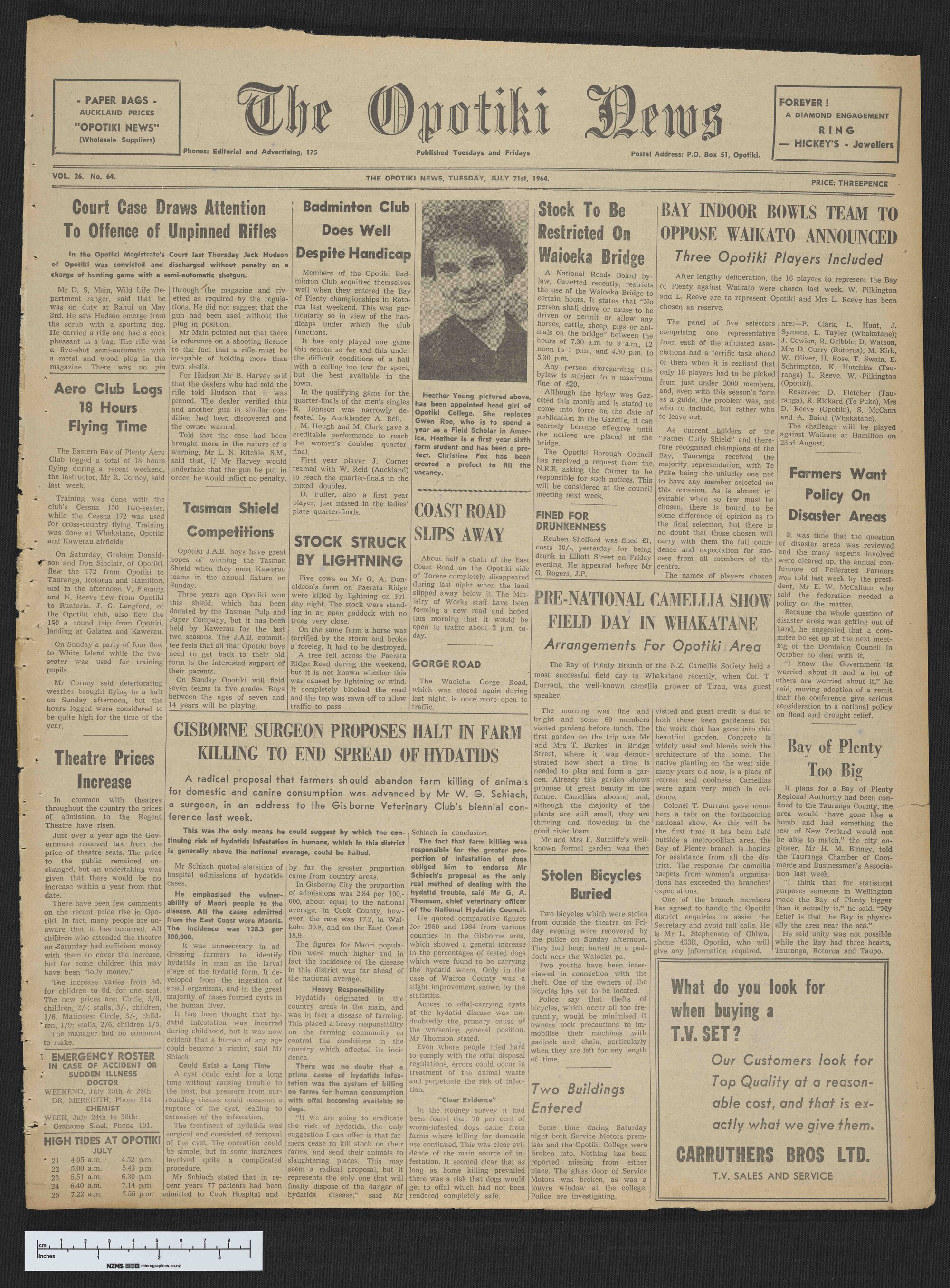 1964-07-21 Opotiki News