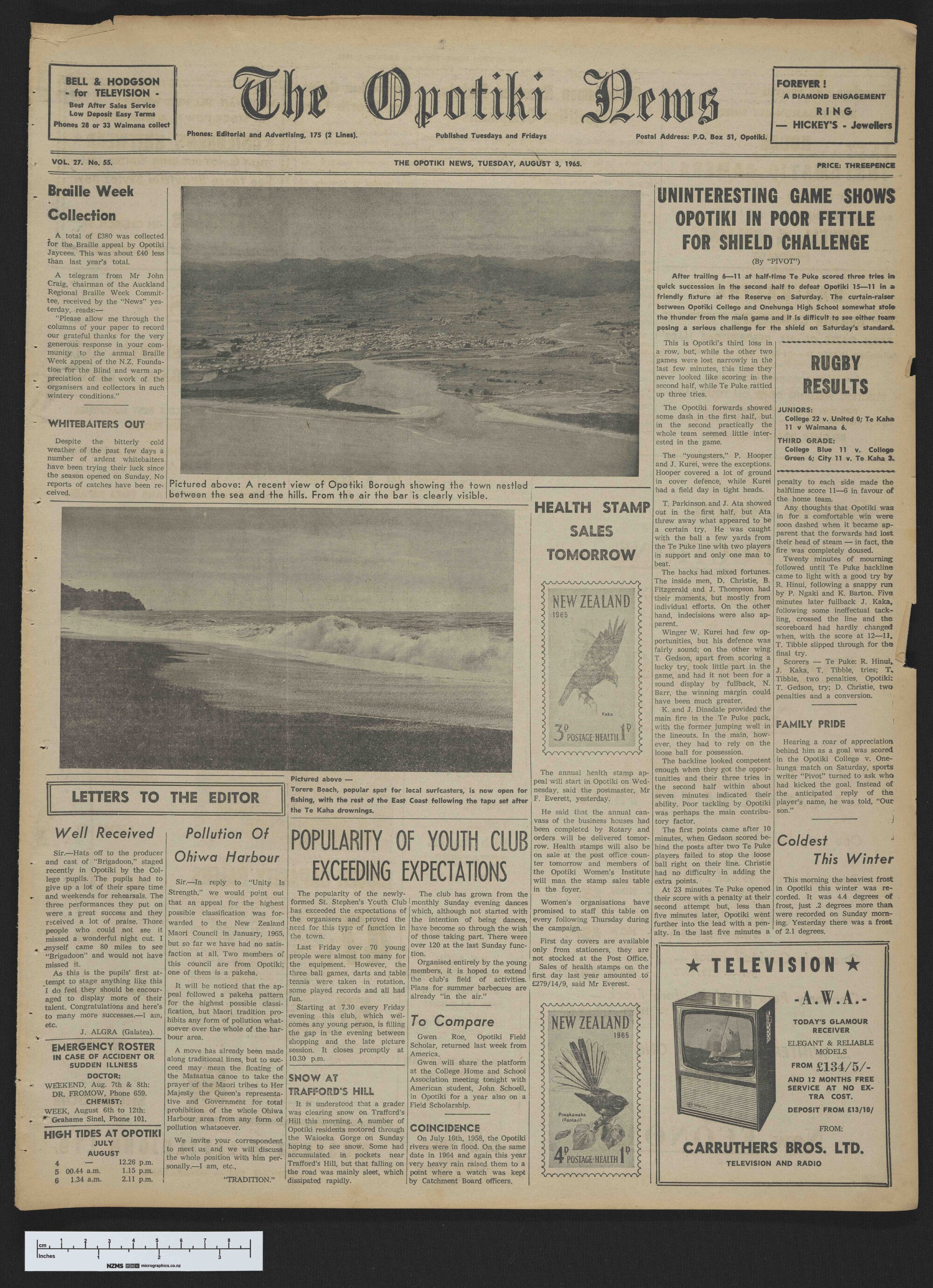 1965-08-03 Opotiki News