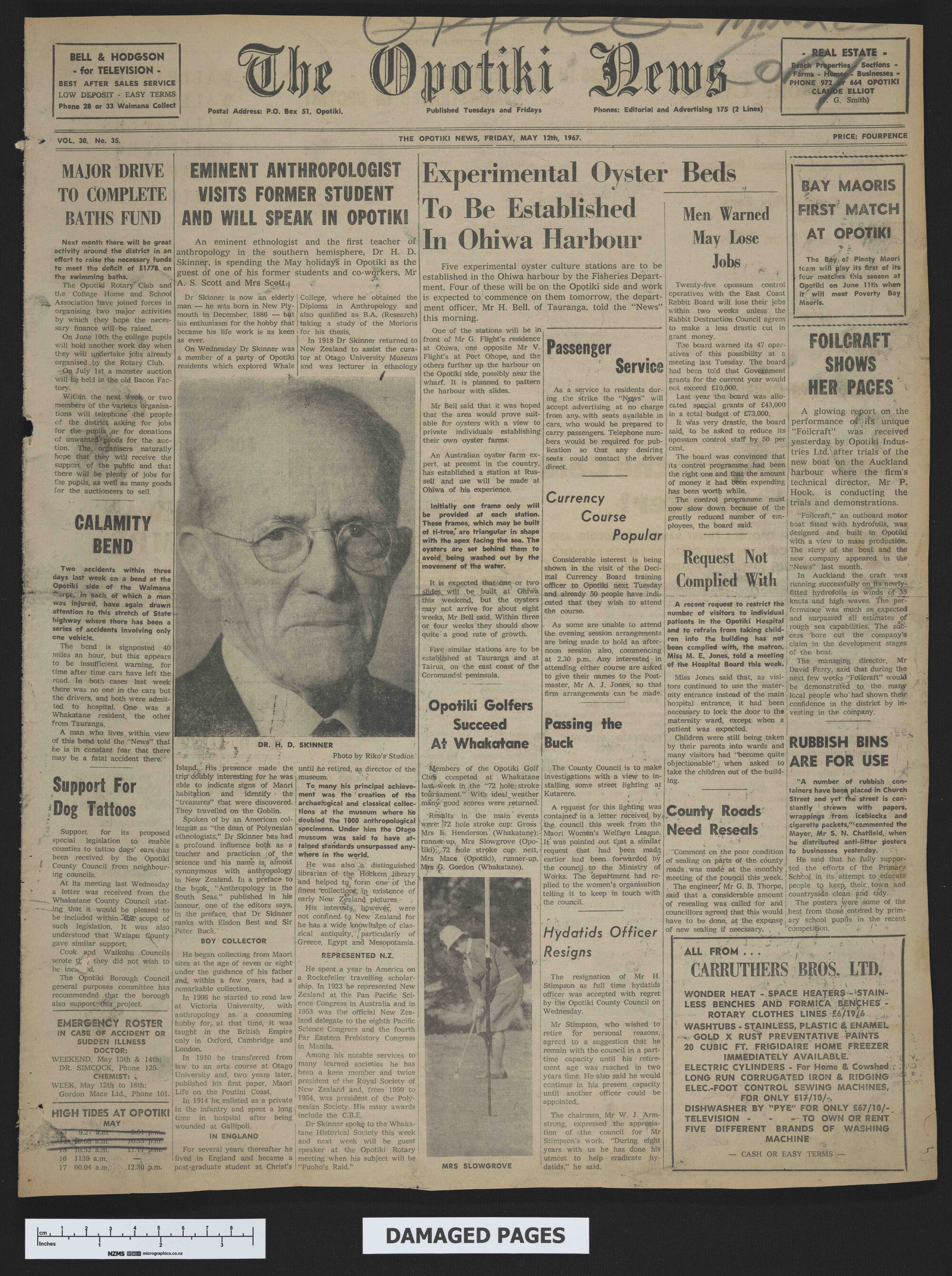 1967-05-12 Opotiki News