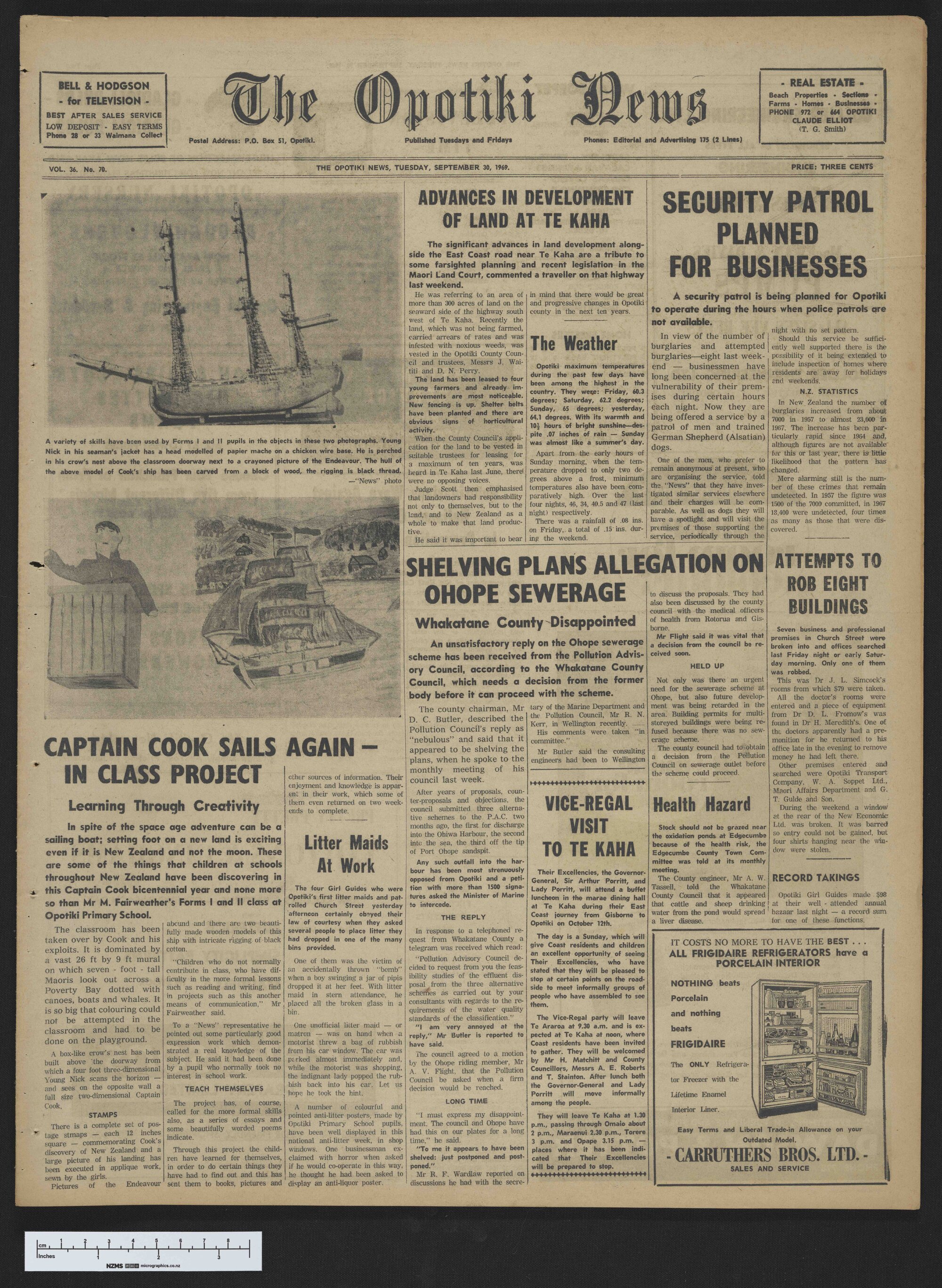 1969-09-30 Opotiki News
