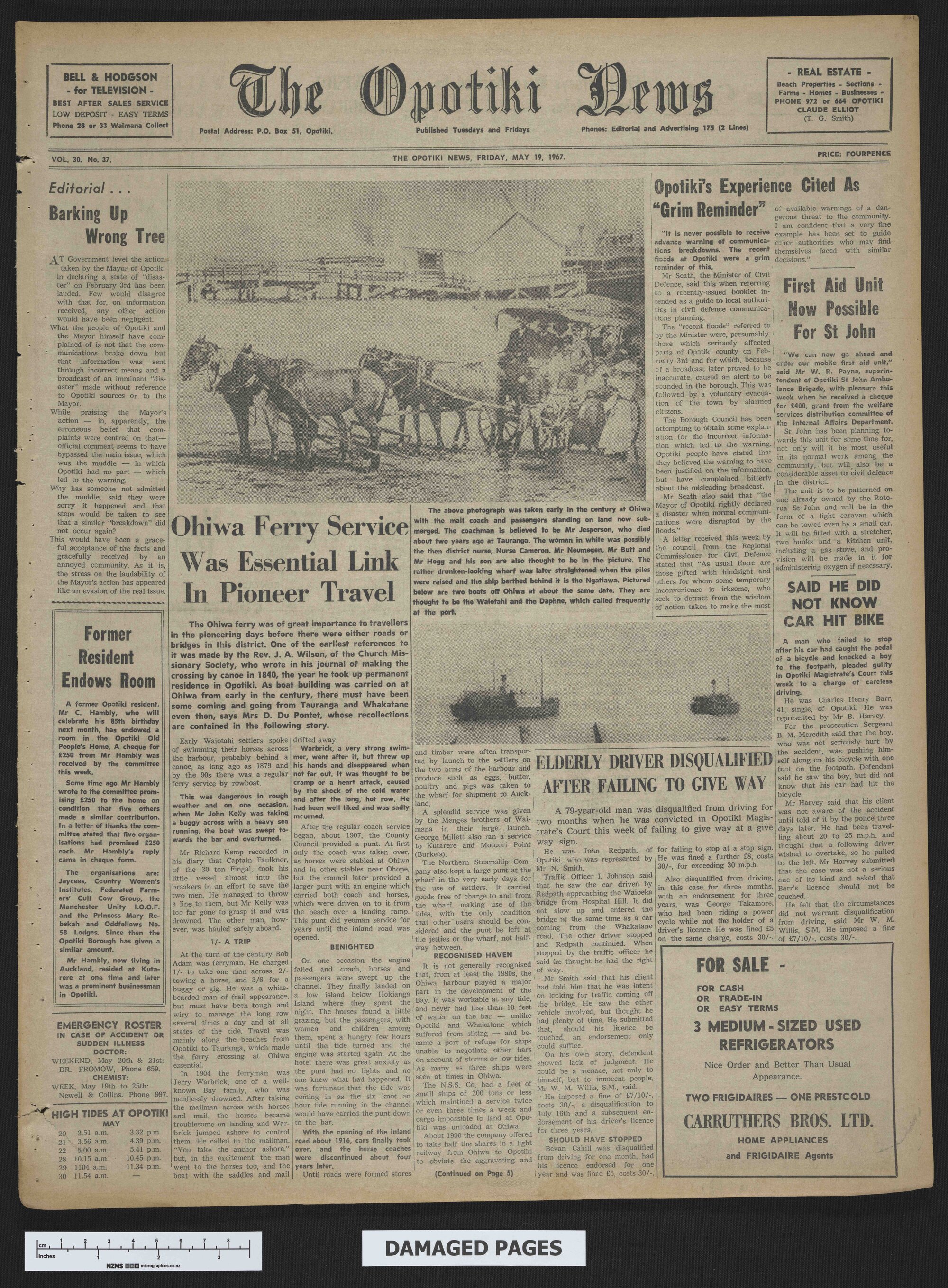 1967-05-19 Opotiki News