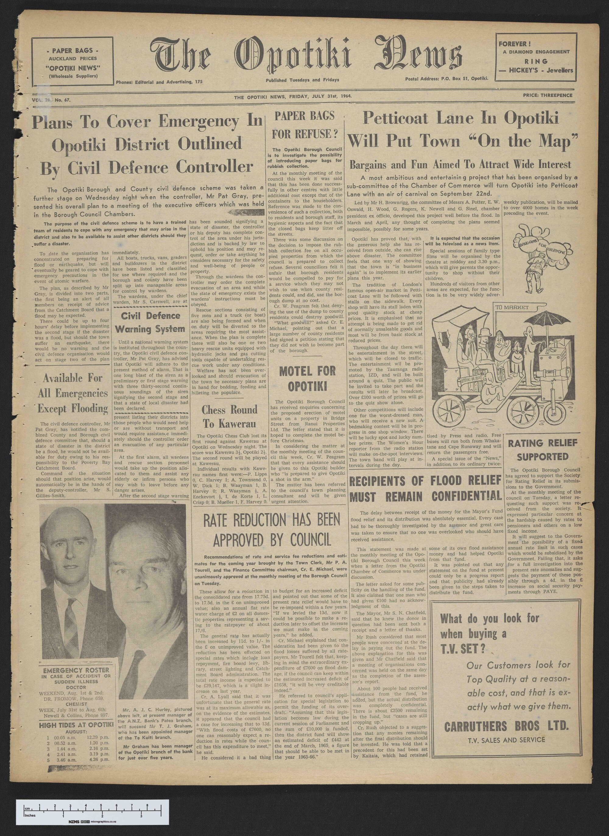 1964-07-31 Opotiki News