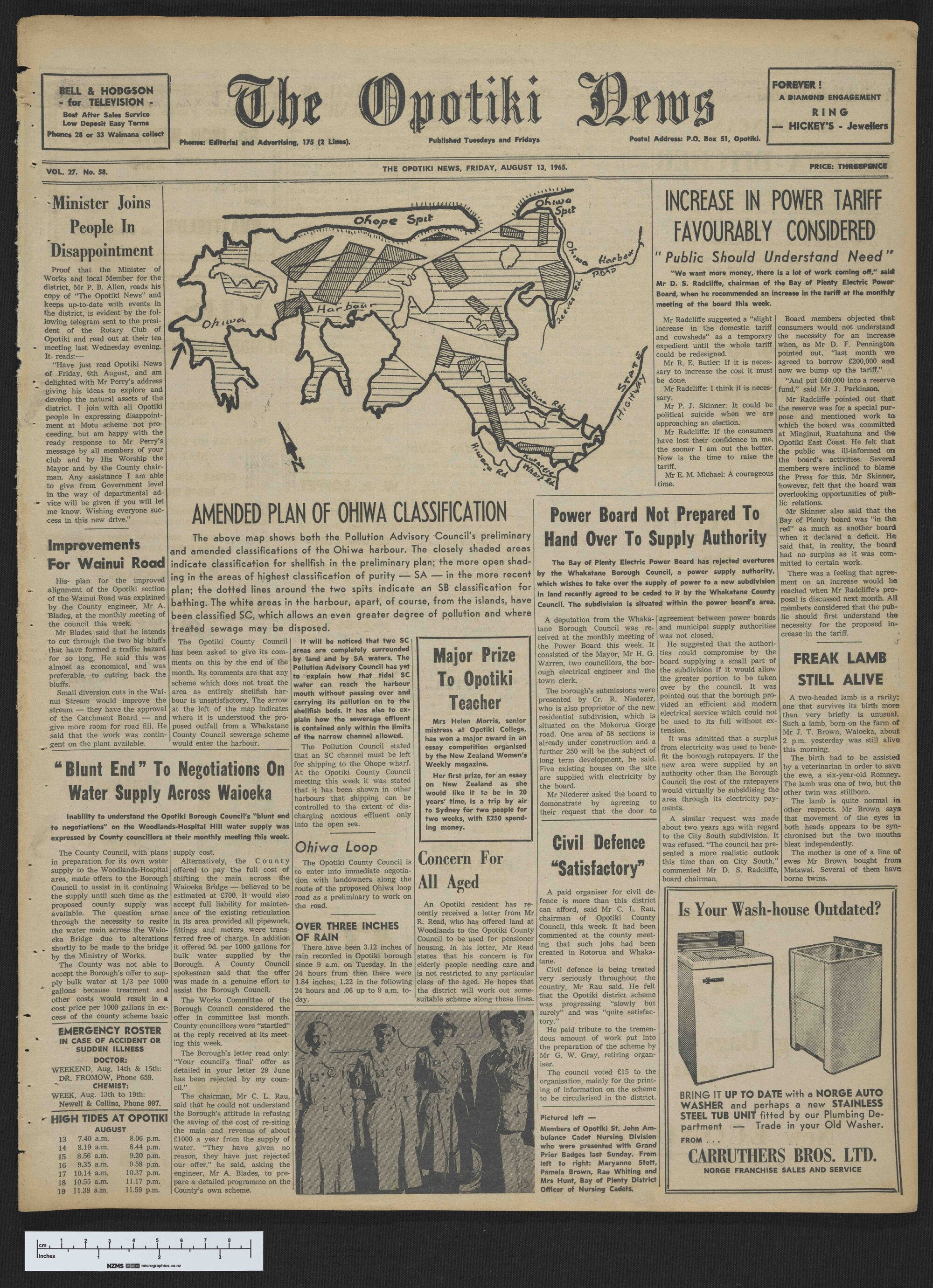 1965-08-13 Opotiki News