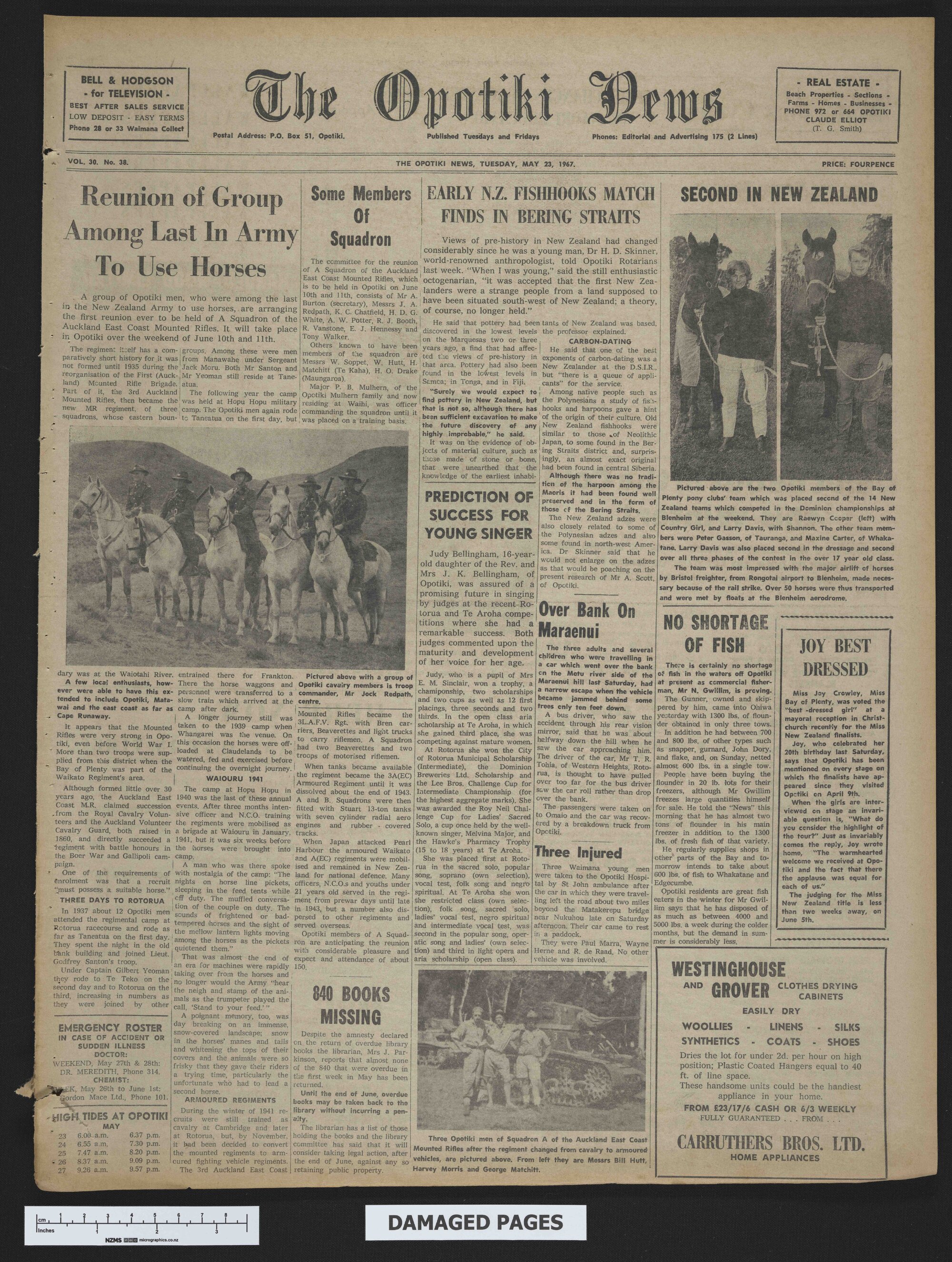 1967-05-23 Opotiki News