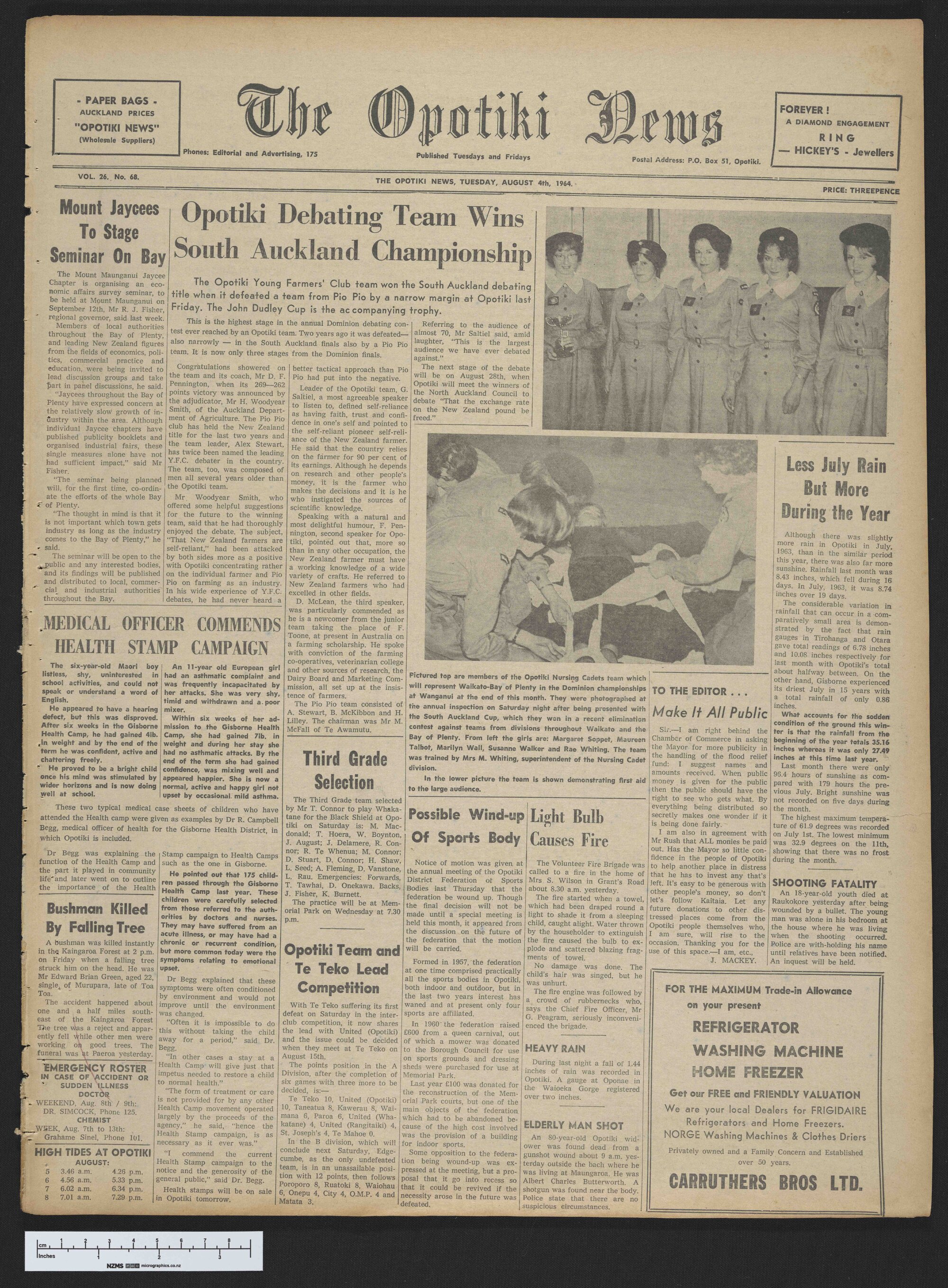 1964-08-04 Opotiki News