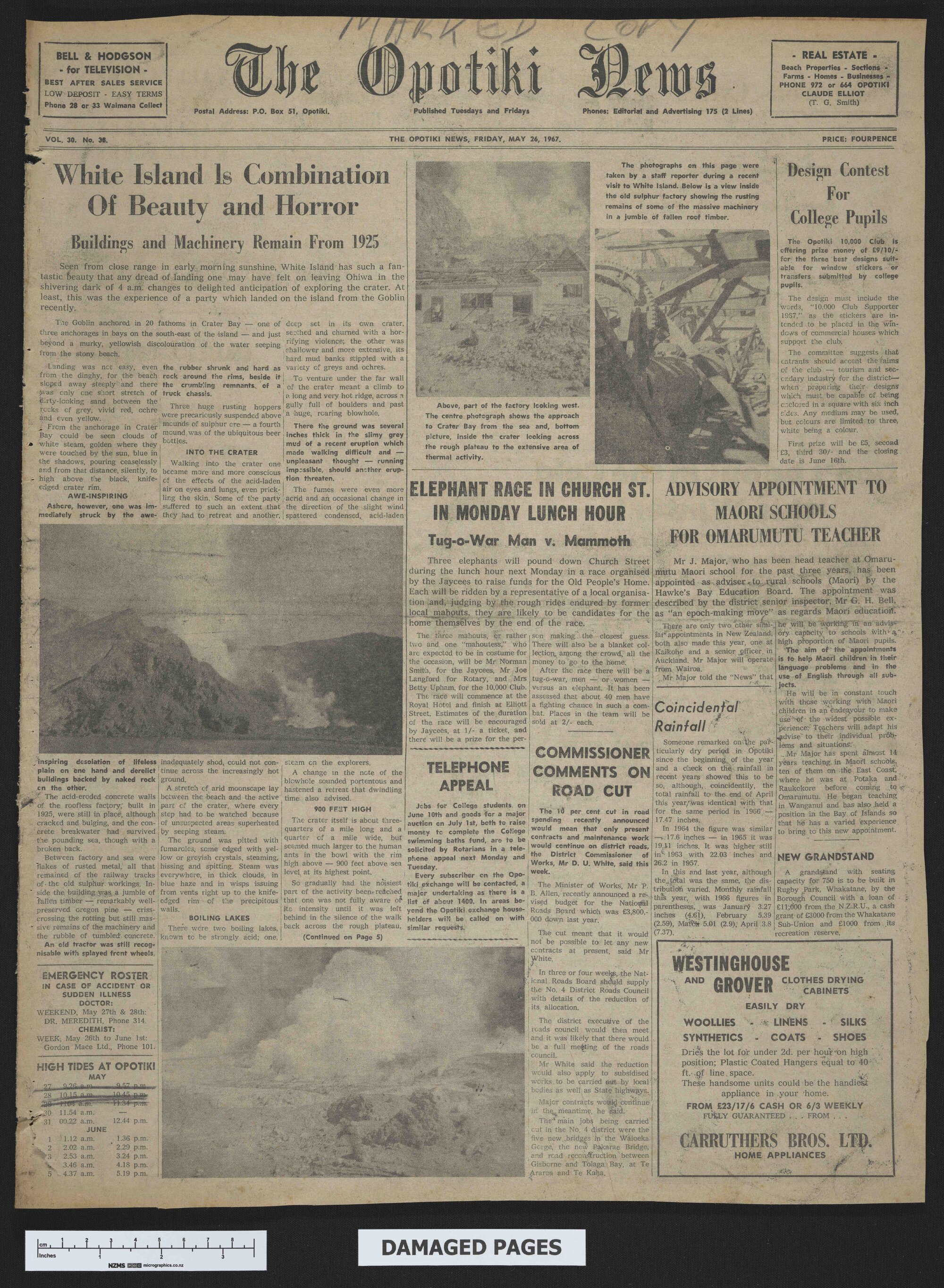1967-05-26 Opotiki News