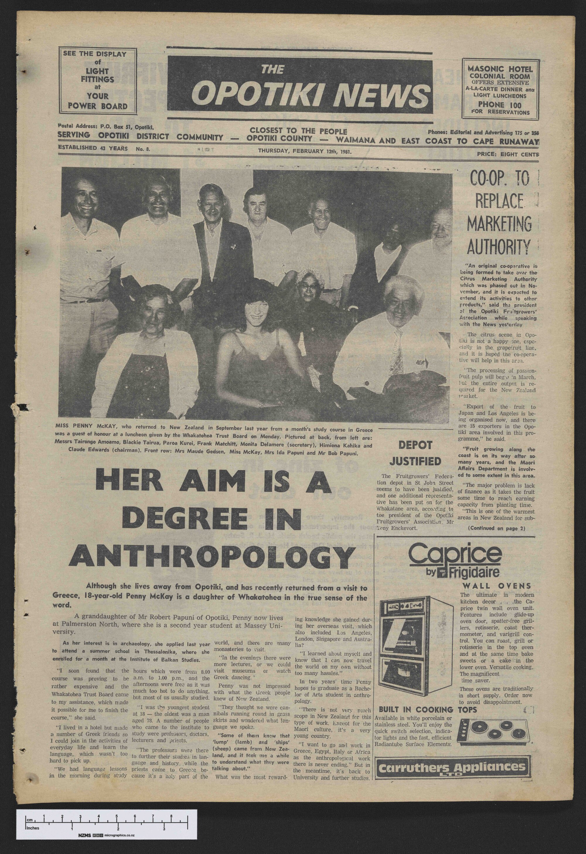 1981-02-12 Opotiki News