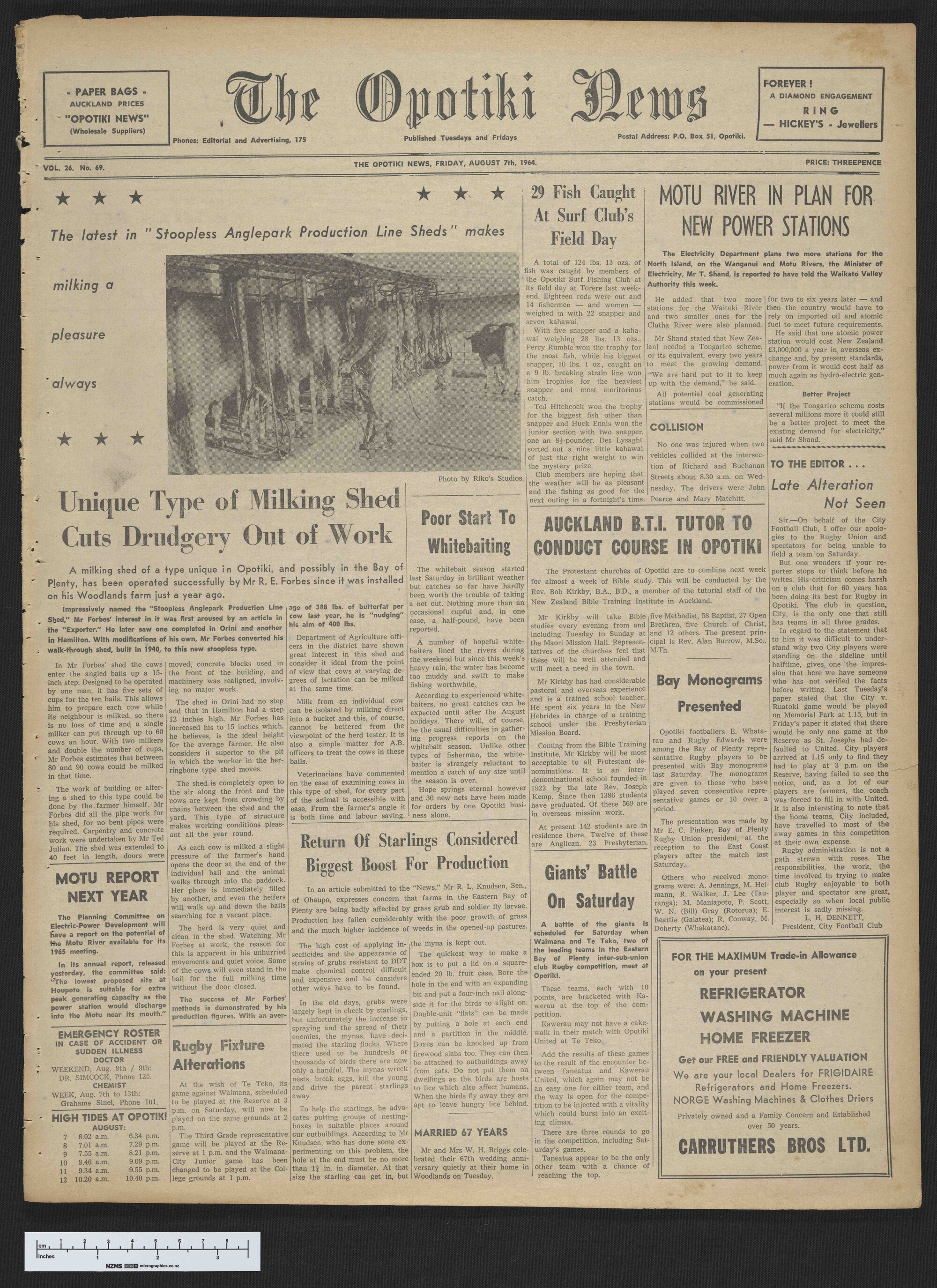 1964-08-07 Opotiki News