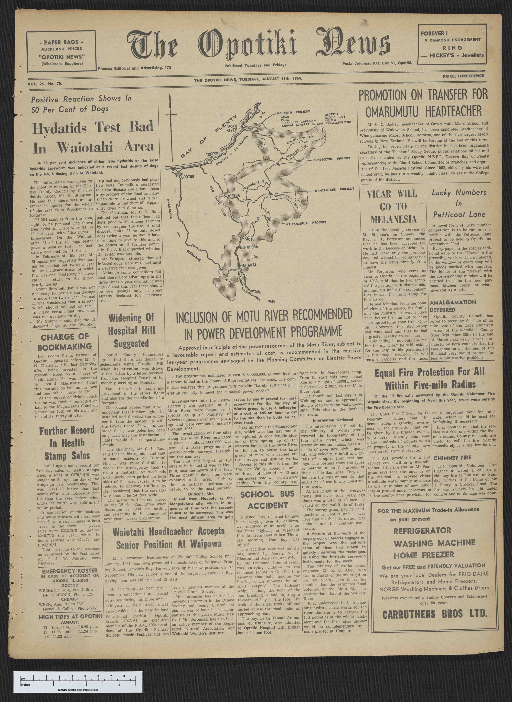 1964-08-11 Opotiki News