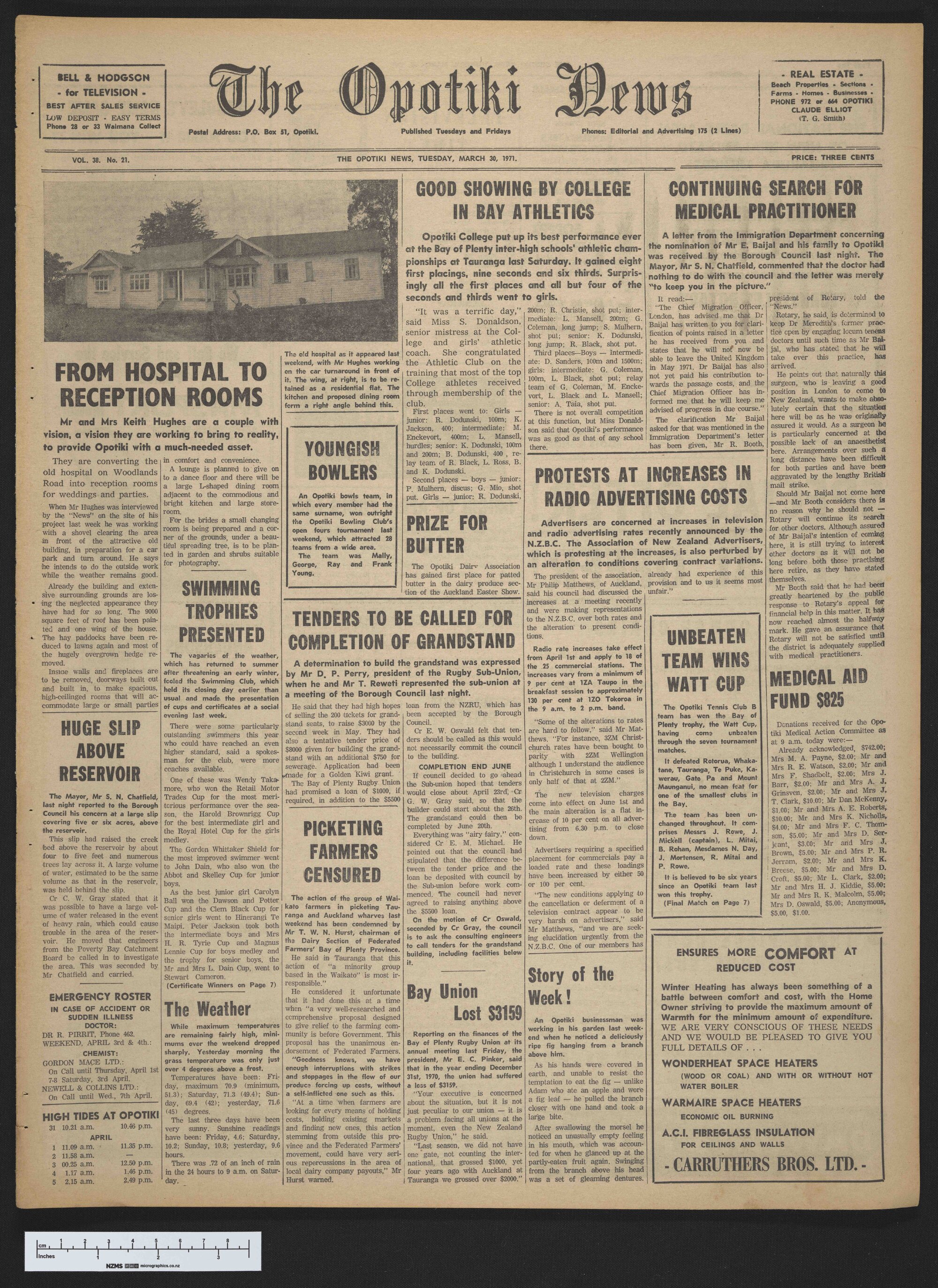 1971-03-30 Opotiki News