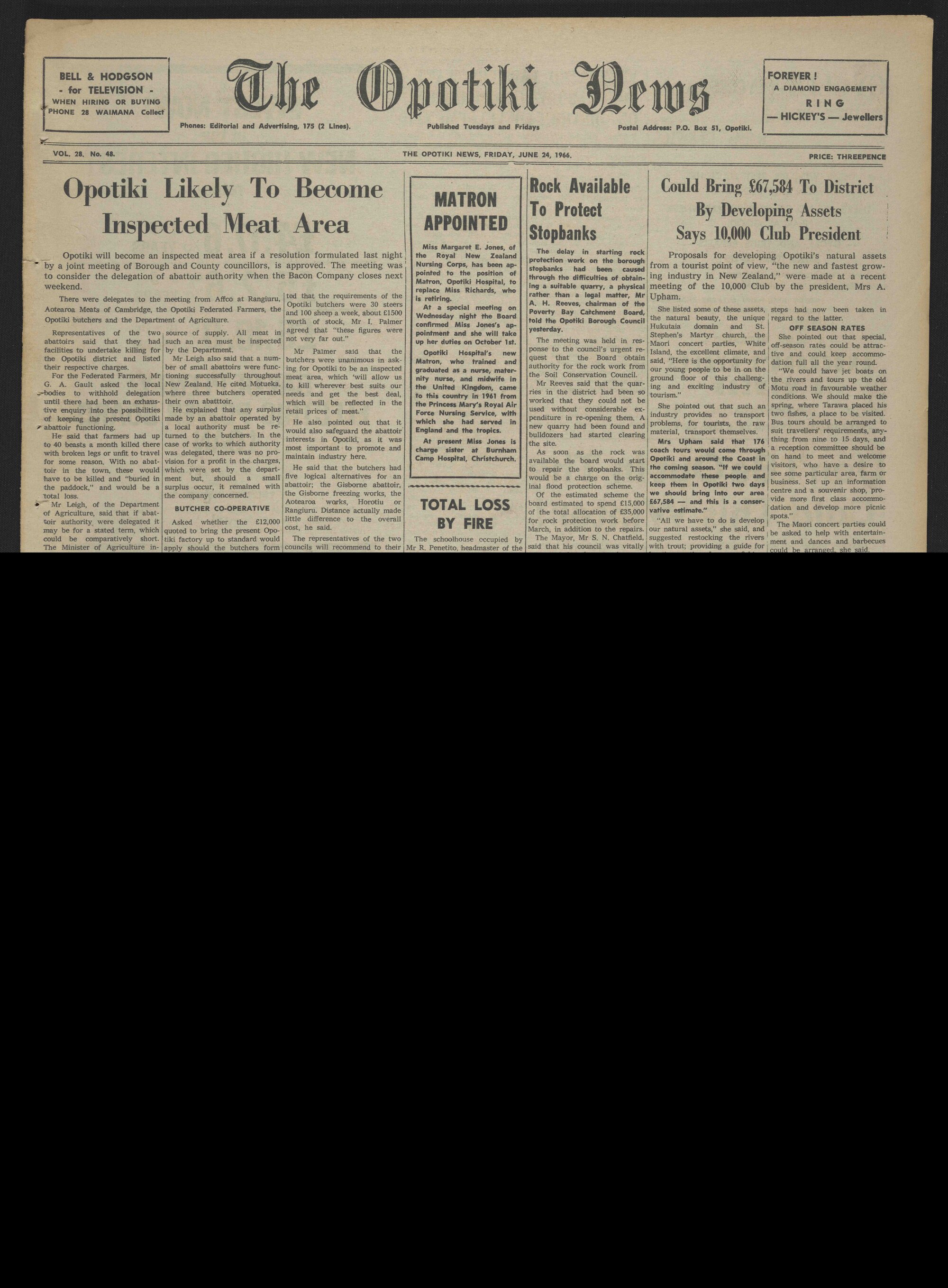 1966-06-24 Opotiki News