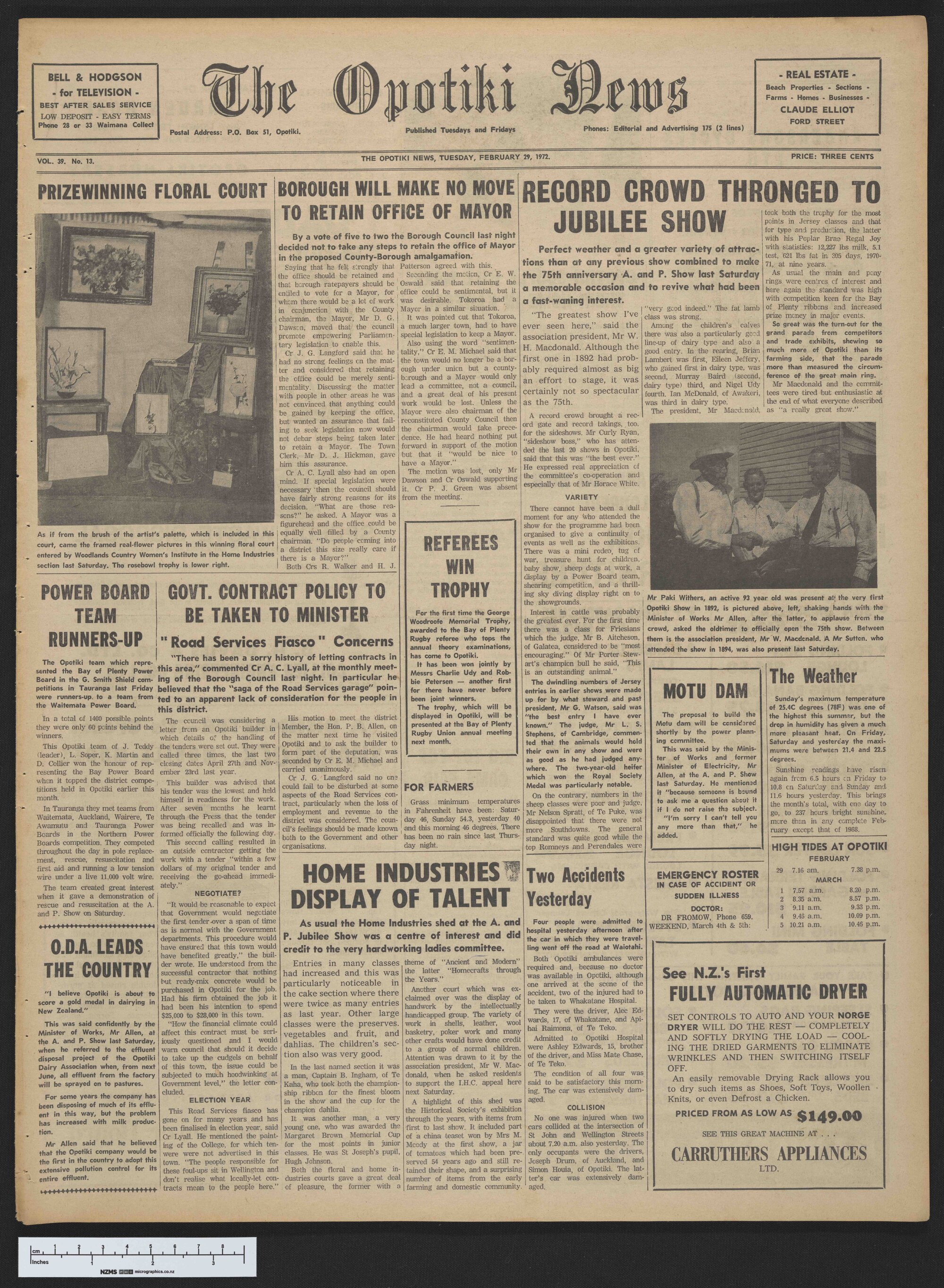 1972-02-29 Opotiki News