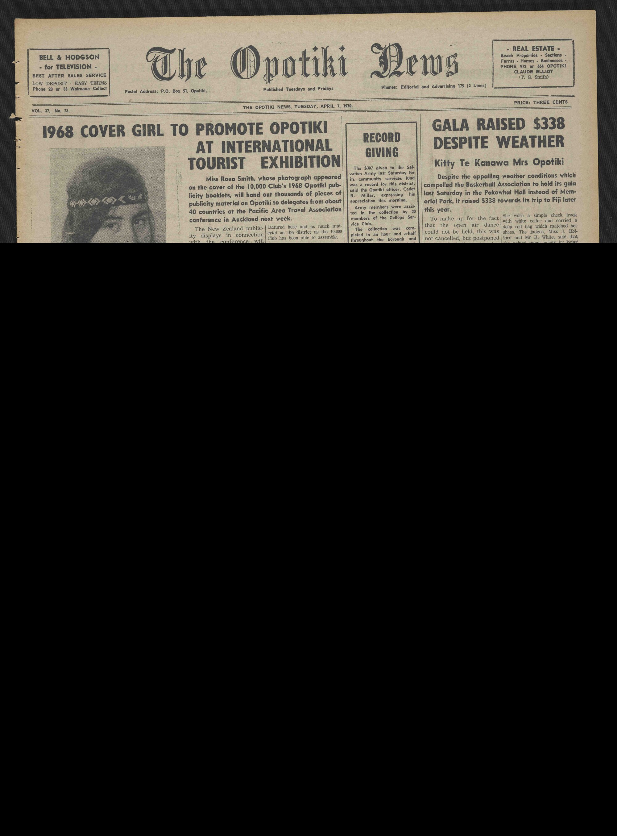 1970-04-07 Opotiki News