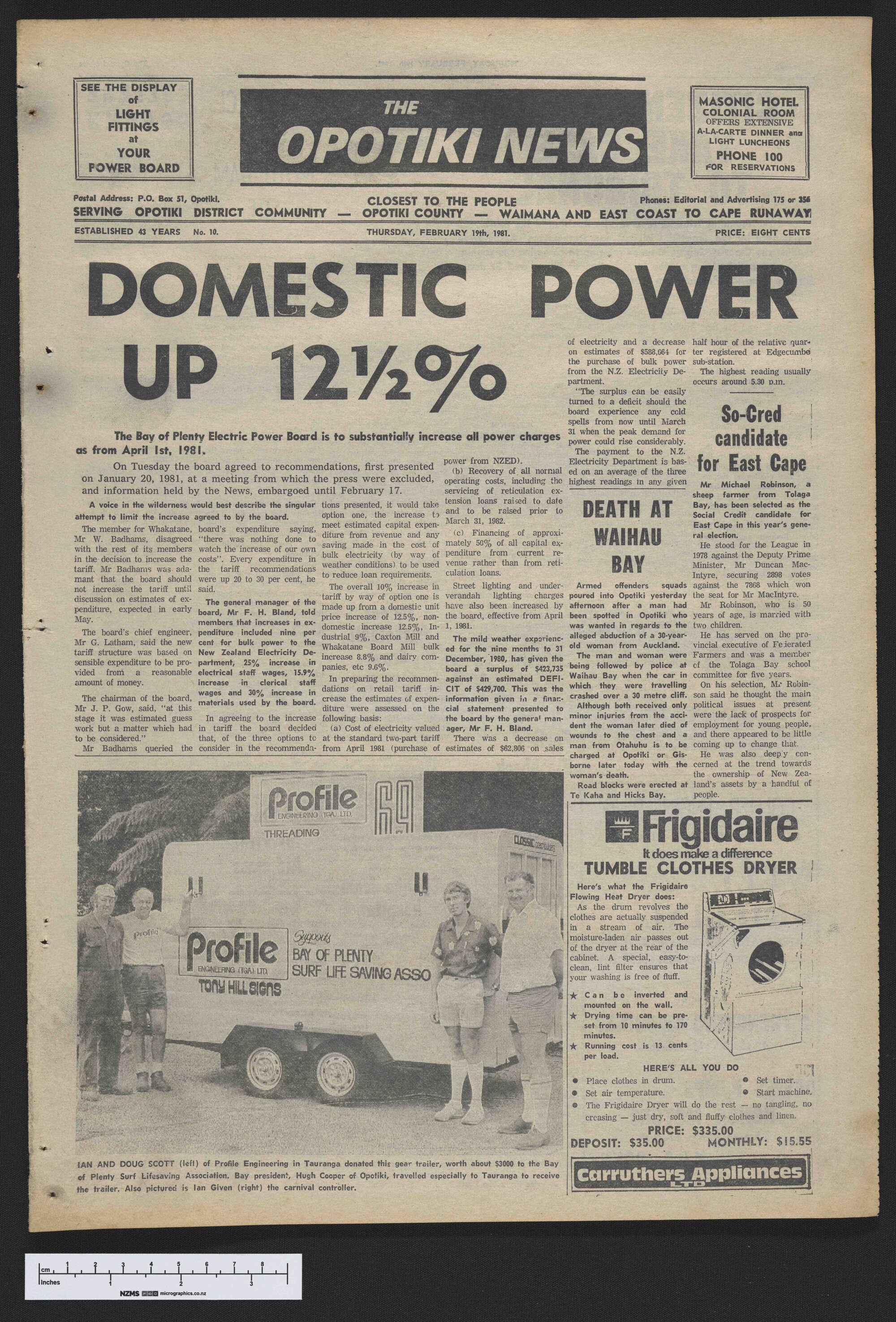 1981-02-19 Opotiki News