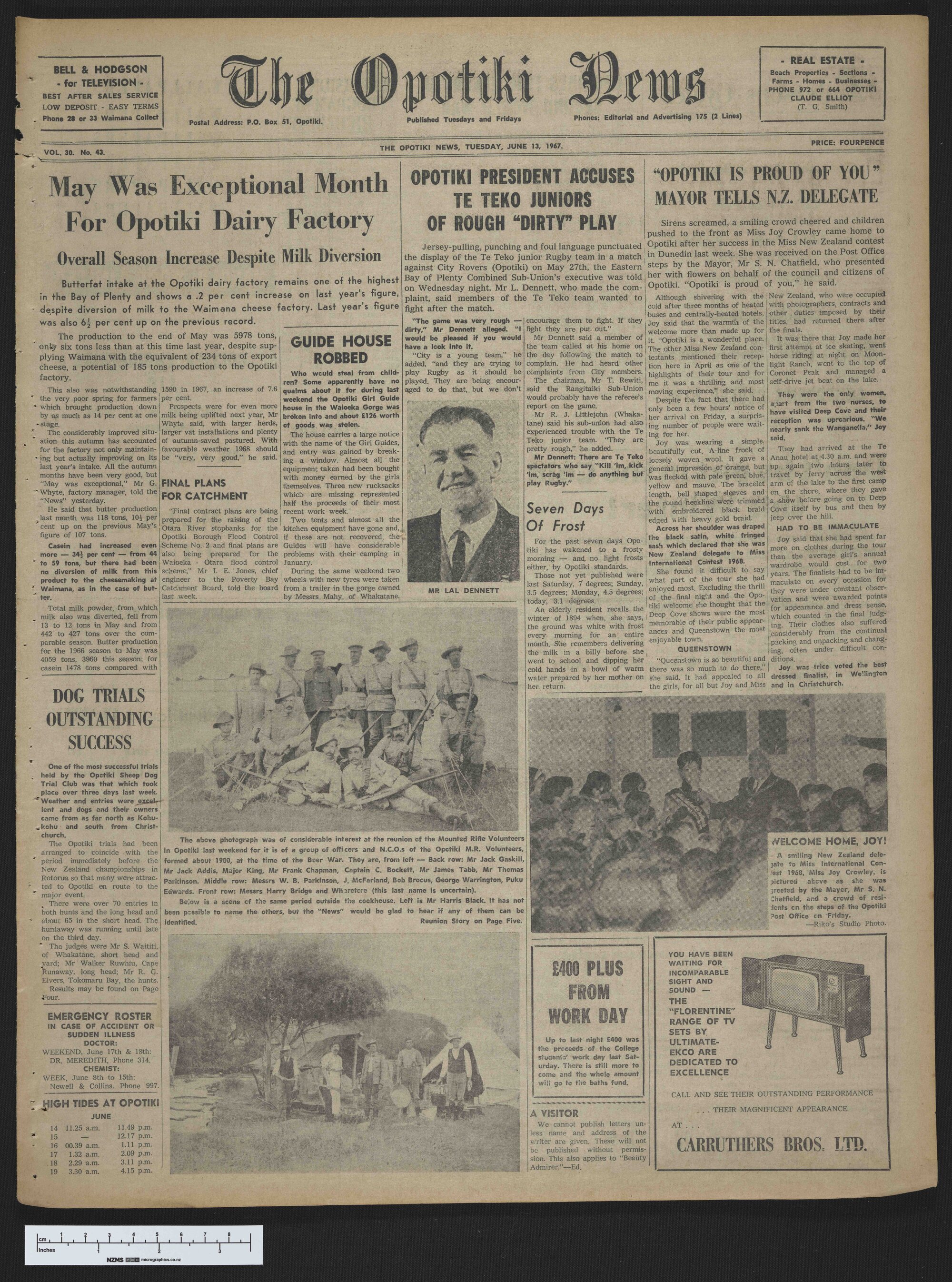 1967-06-13 Opotiki News