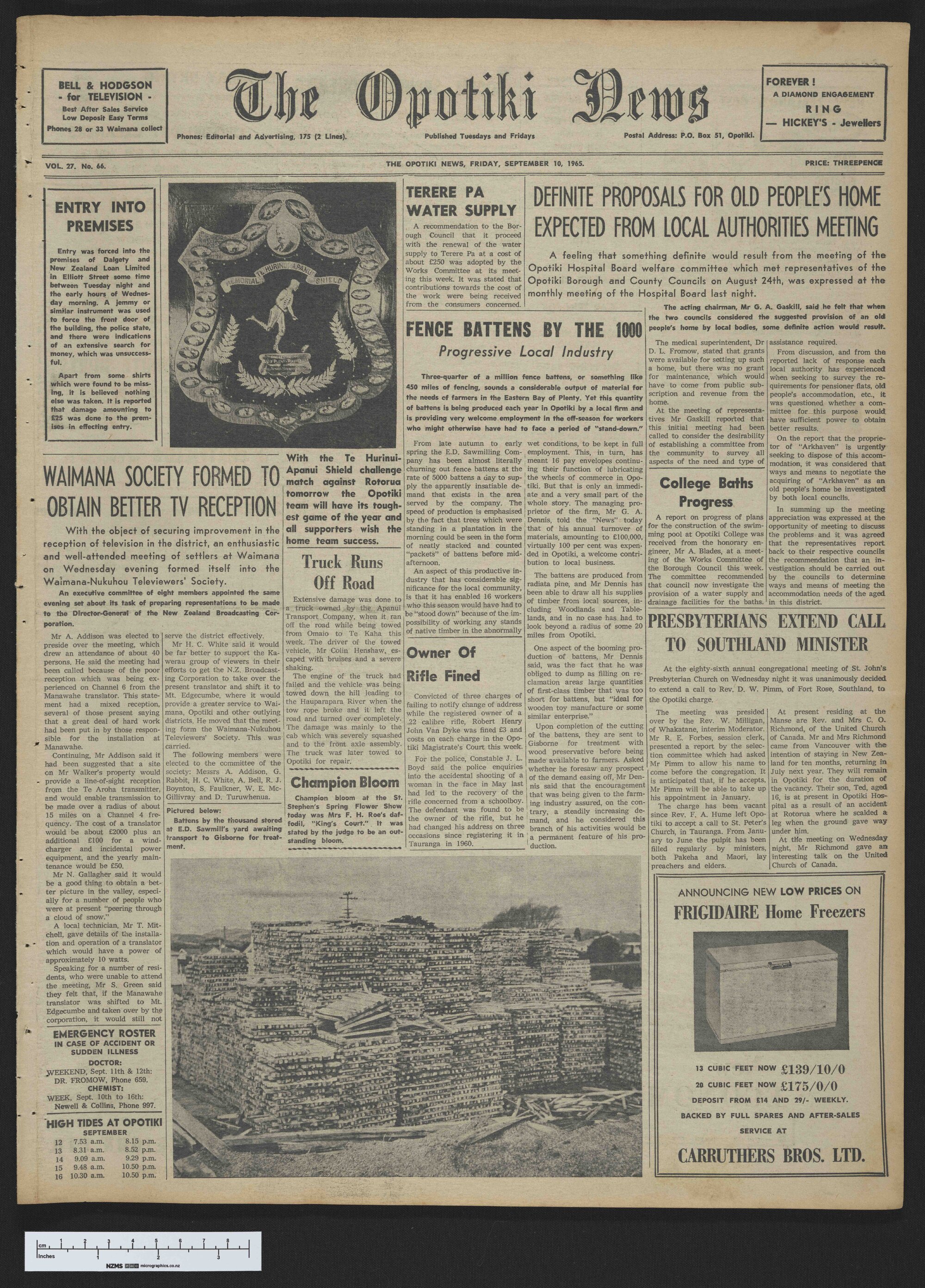 1965-09-10 Opotiki News