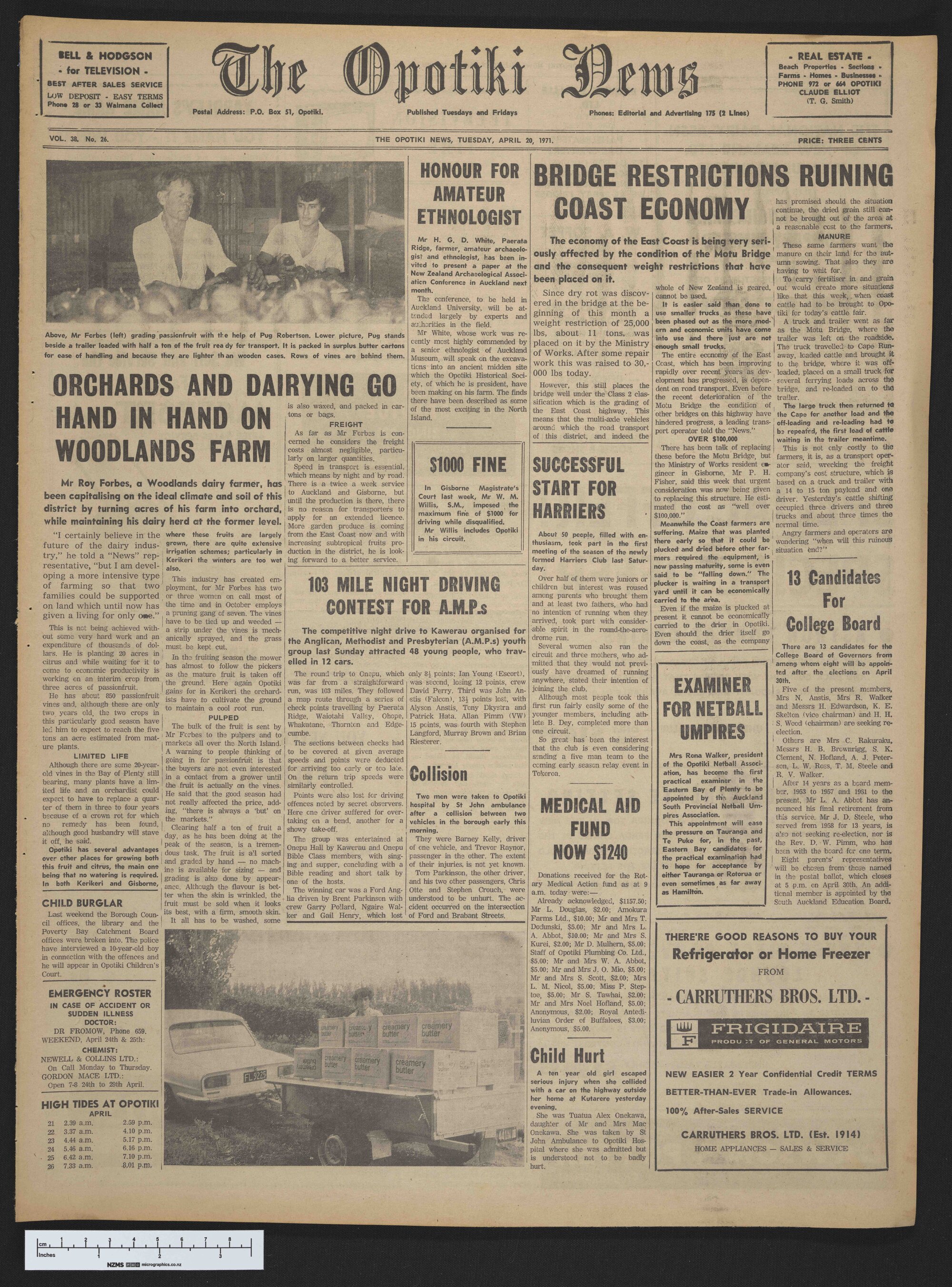 1971-04-20 Opotiki News