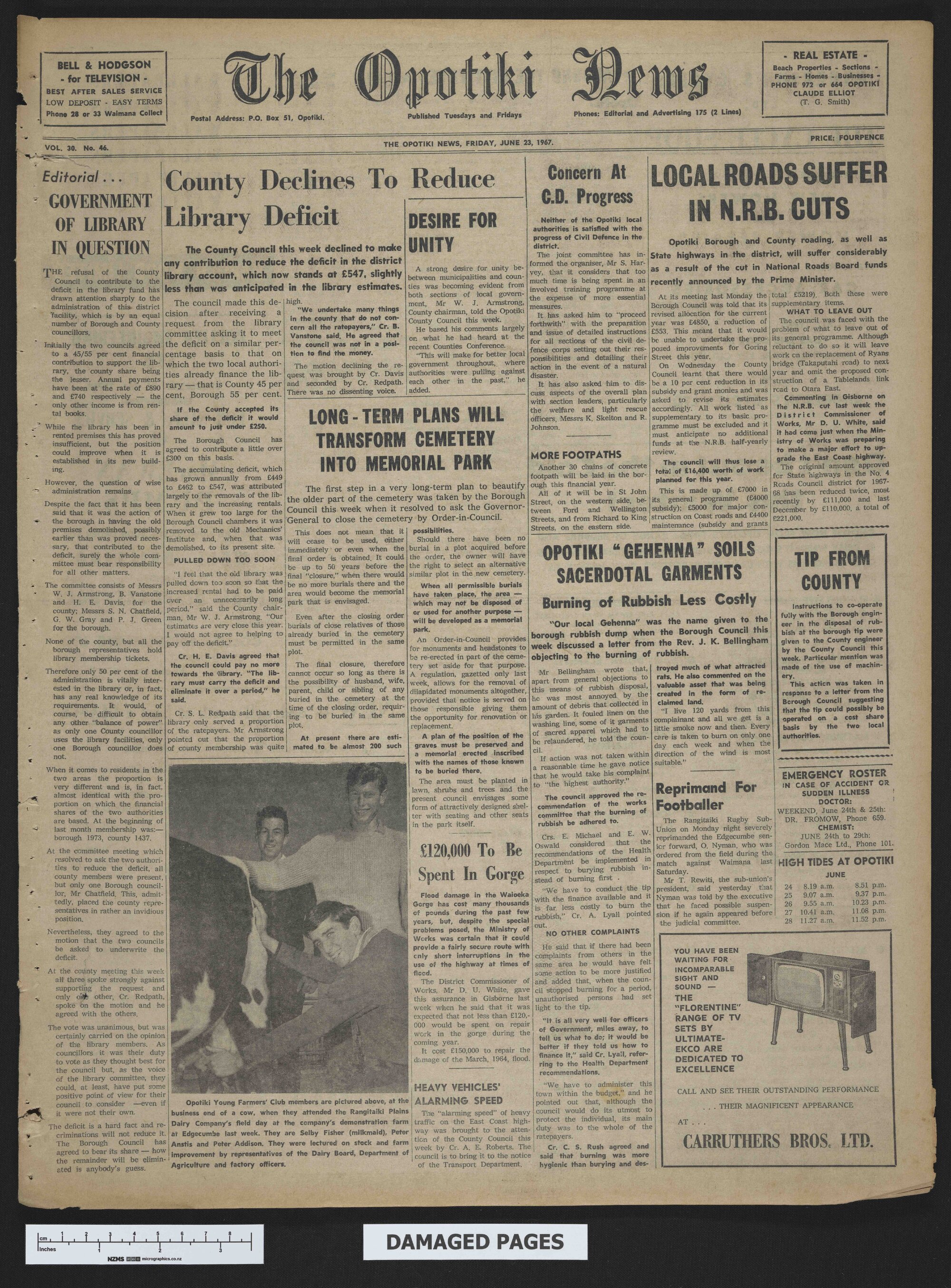 1967-06-23 Opotiki News