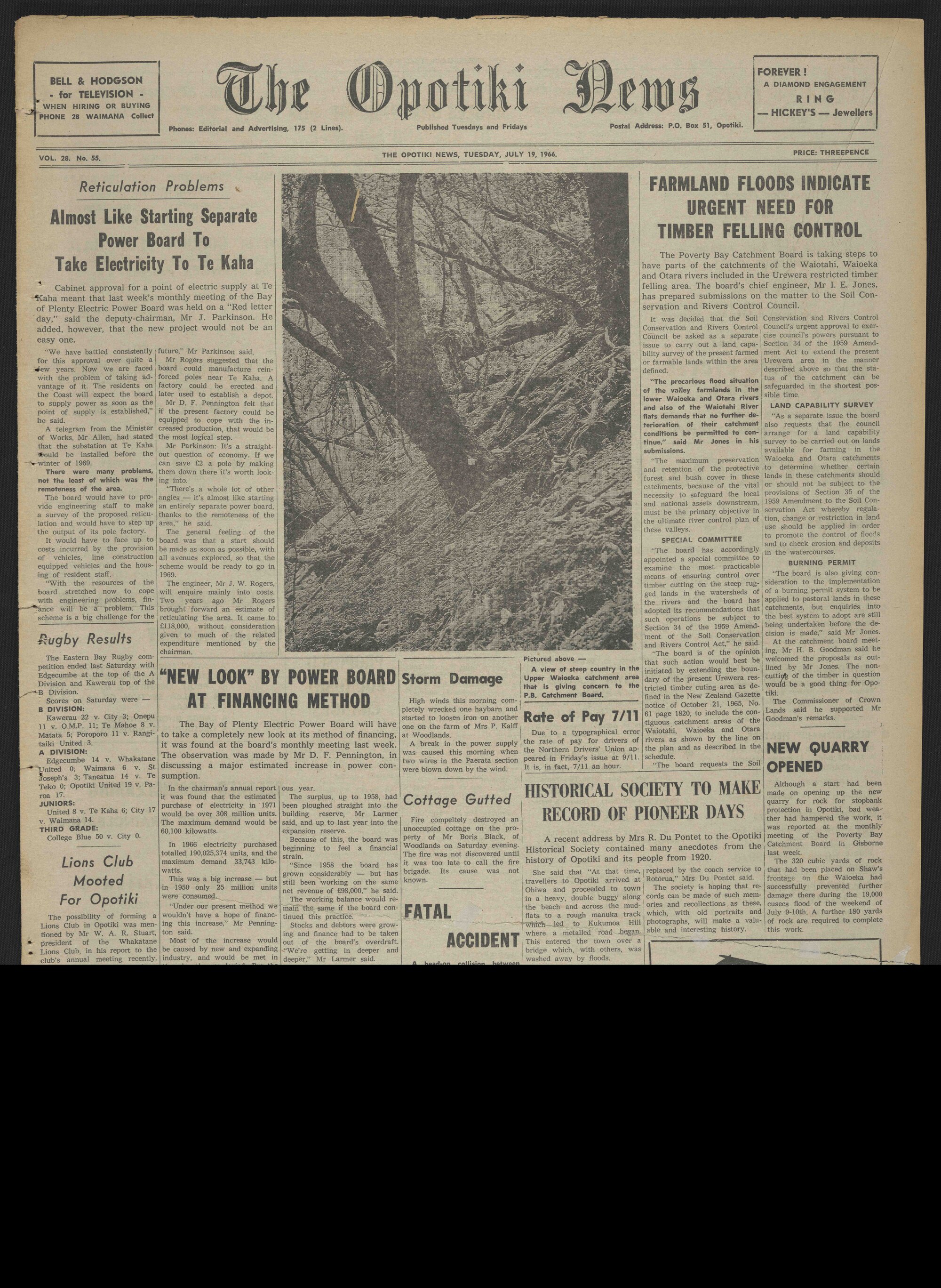 1966-07-19 Opotiki News