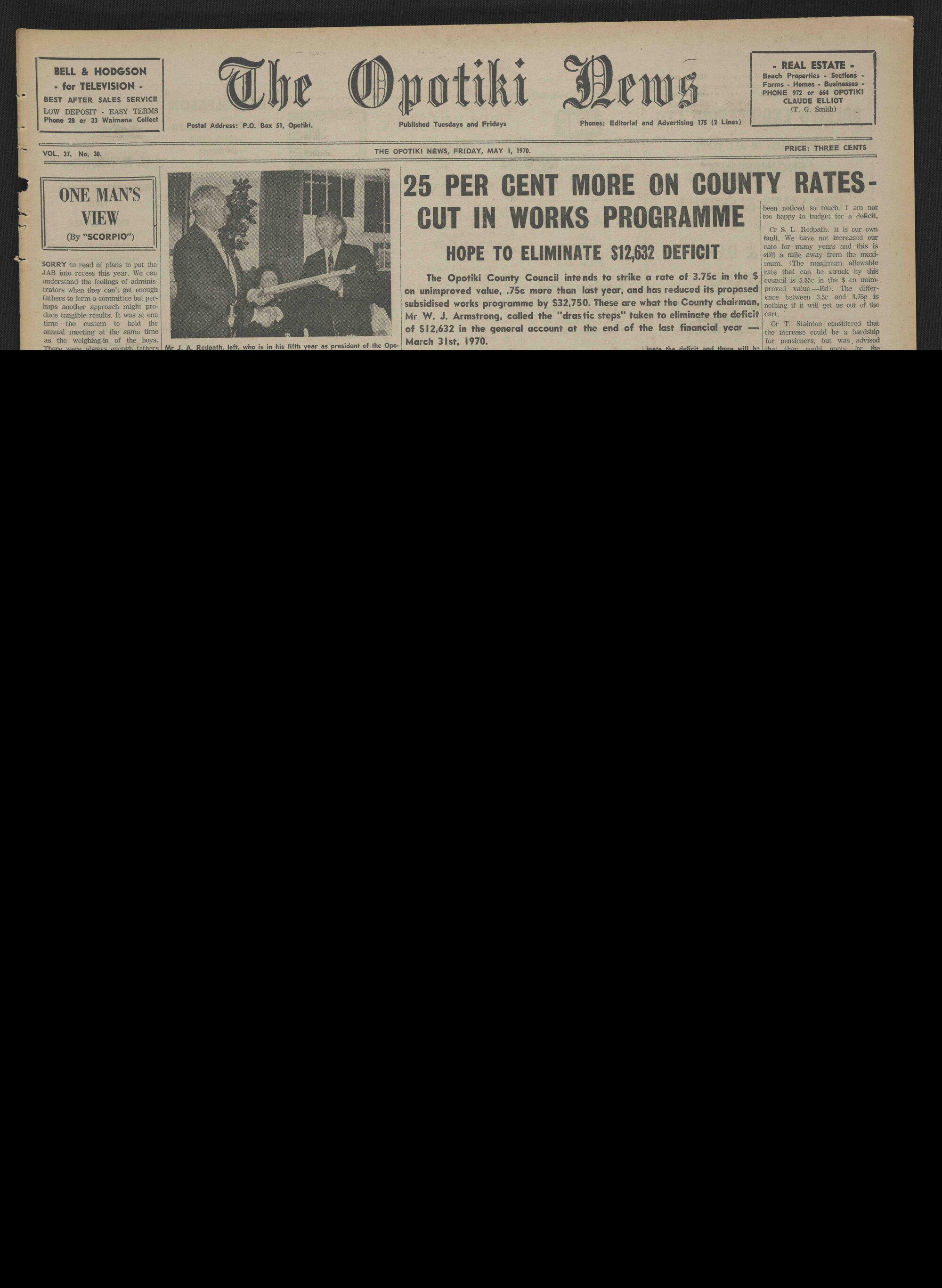 1970-05-01 Opotiki News
