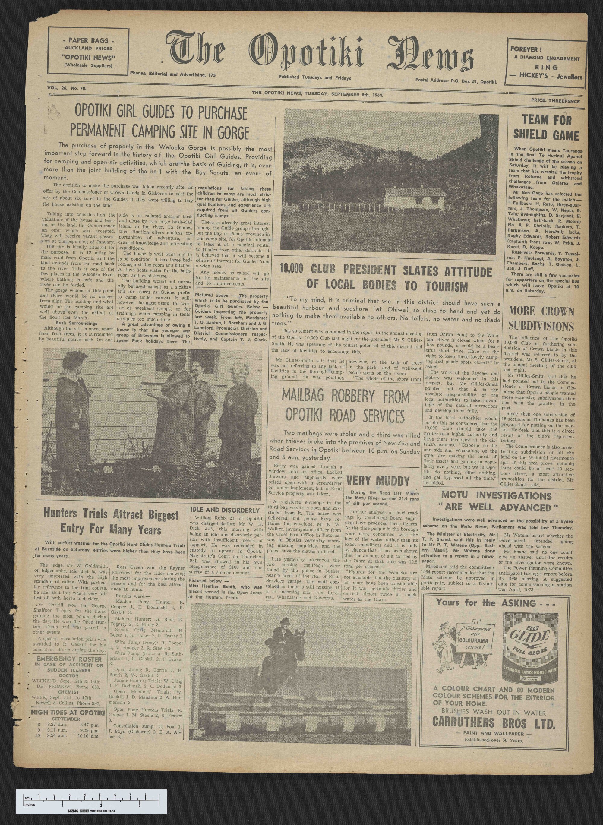 1964-09-08 Opotiki News