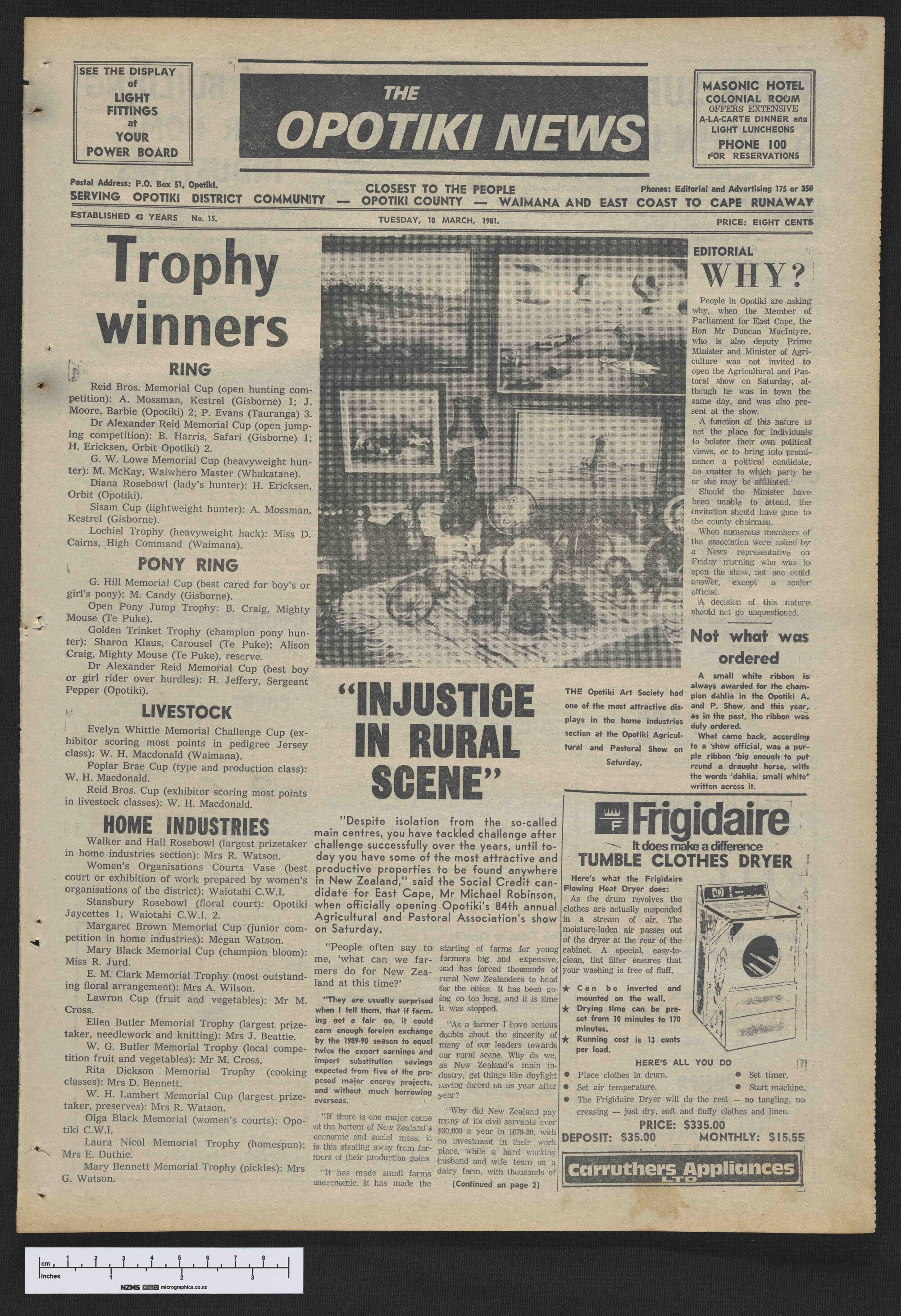 1981-03-10 Opotiki News