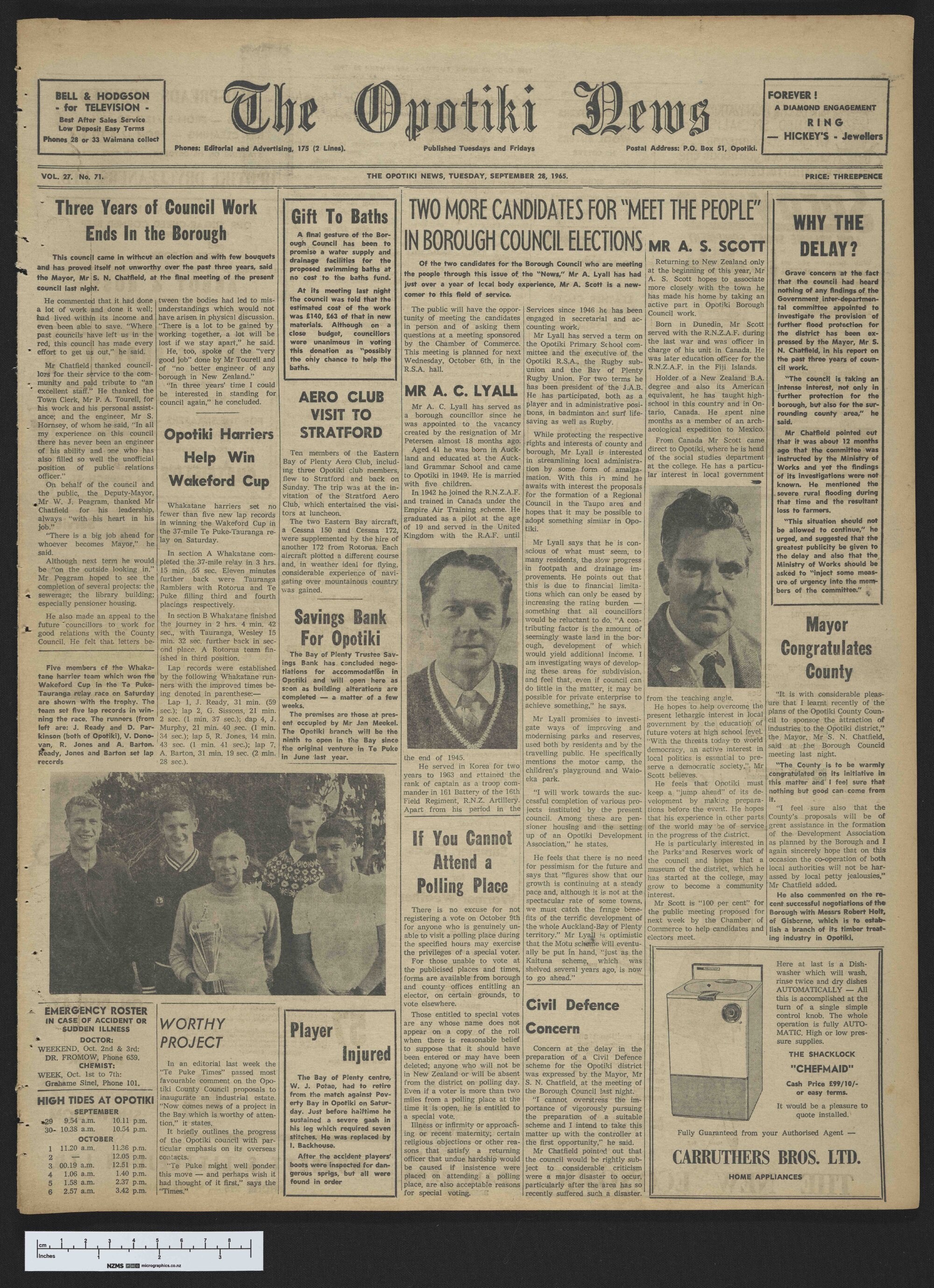 1965-09-28 Opotiki News