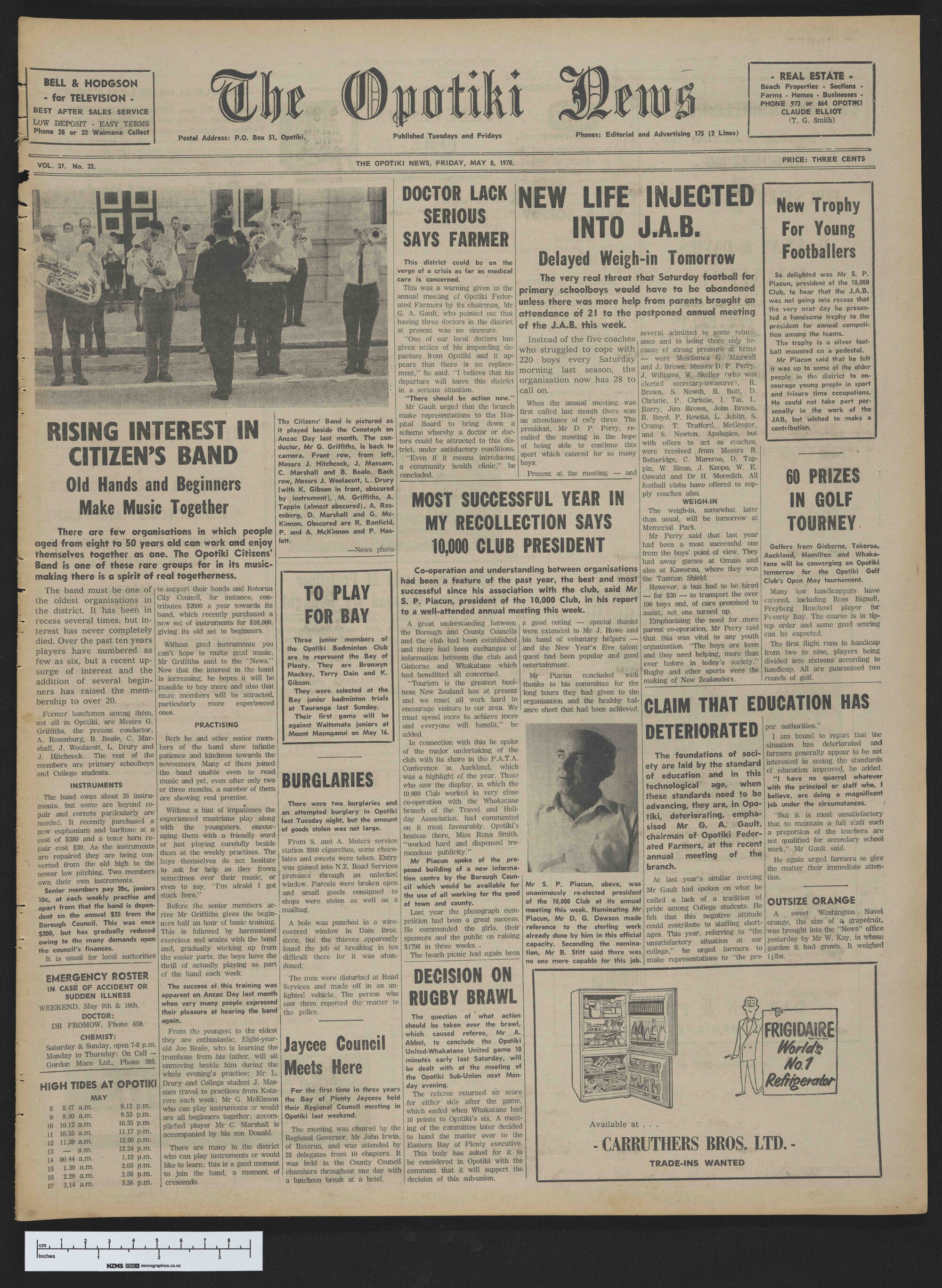 1970-05-08 Opotiki News