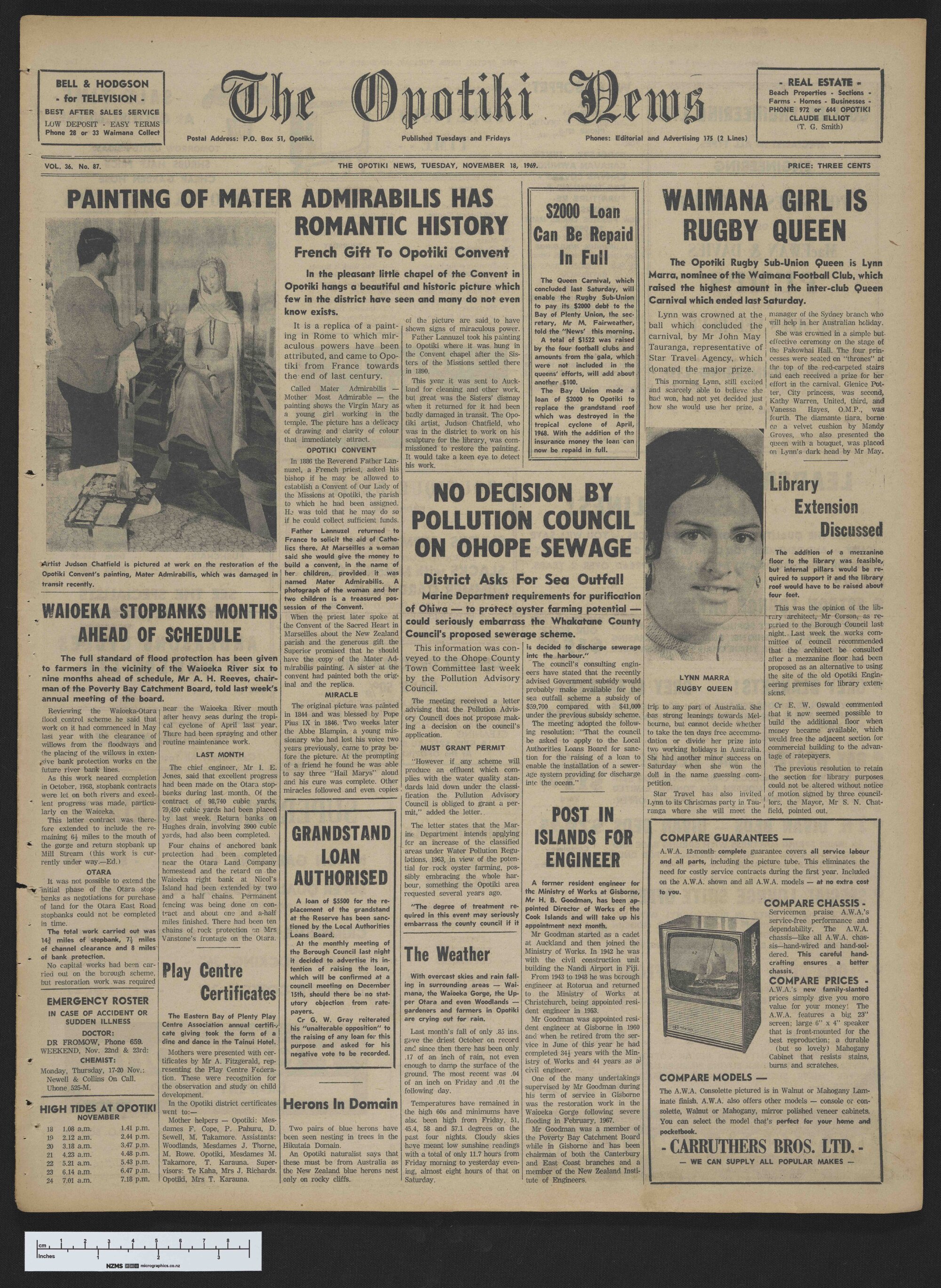 1969-11-18 Opotiki News