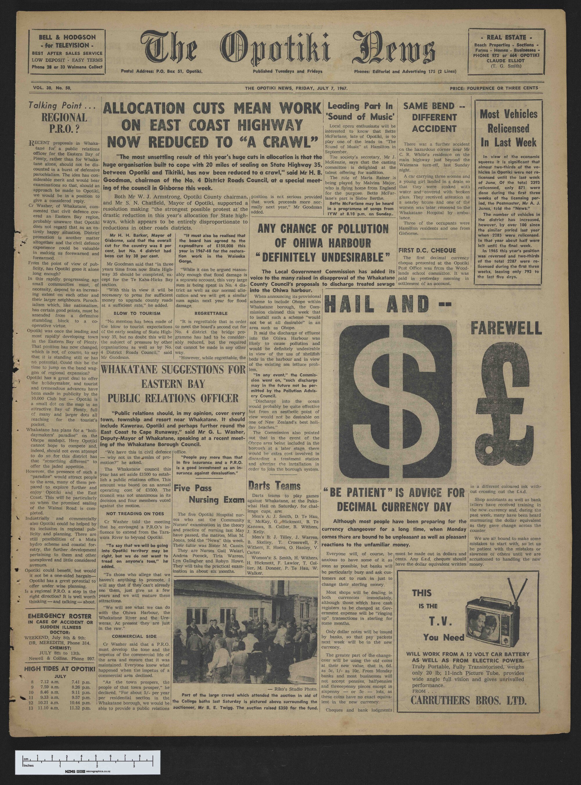 1967-07-07 Opotiki News