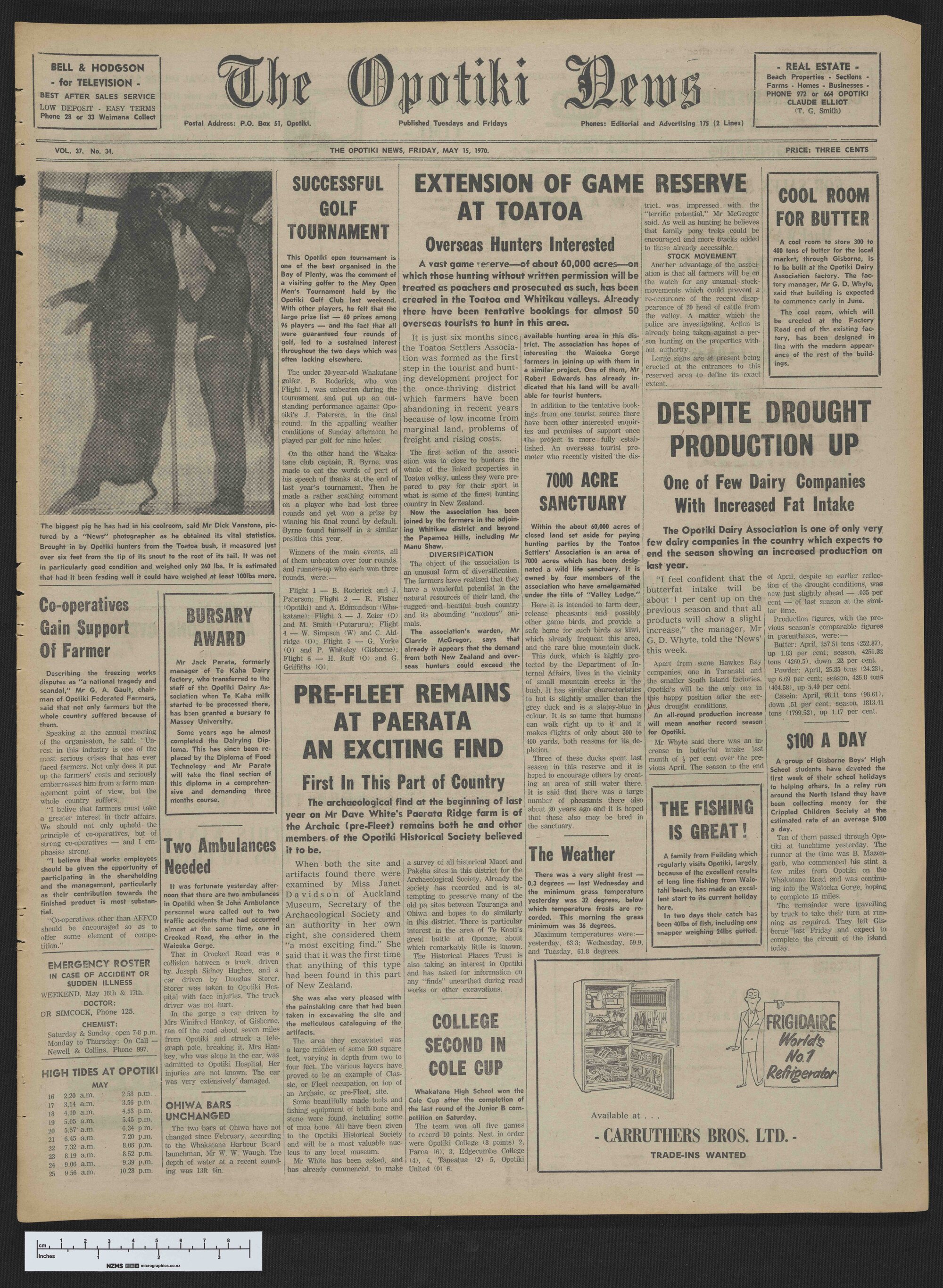 1970-05-15 Opotiki News