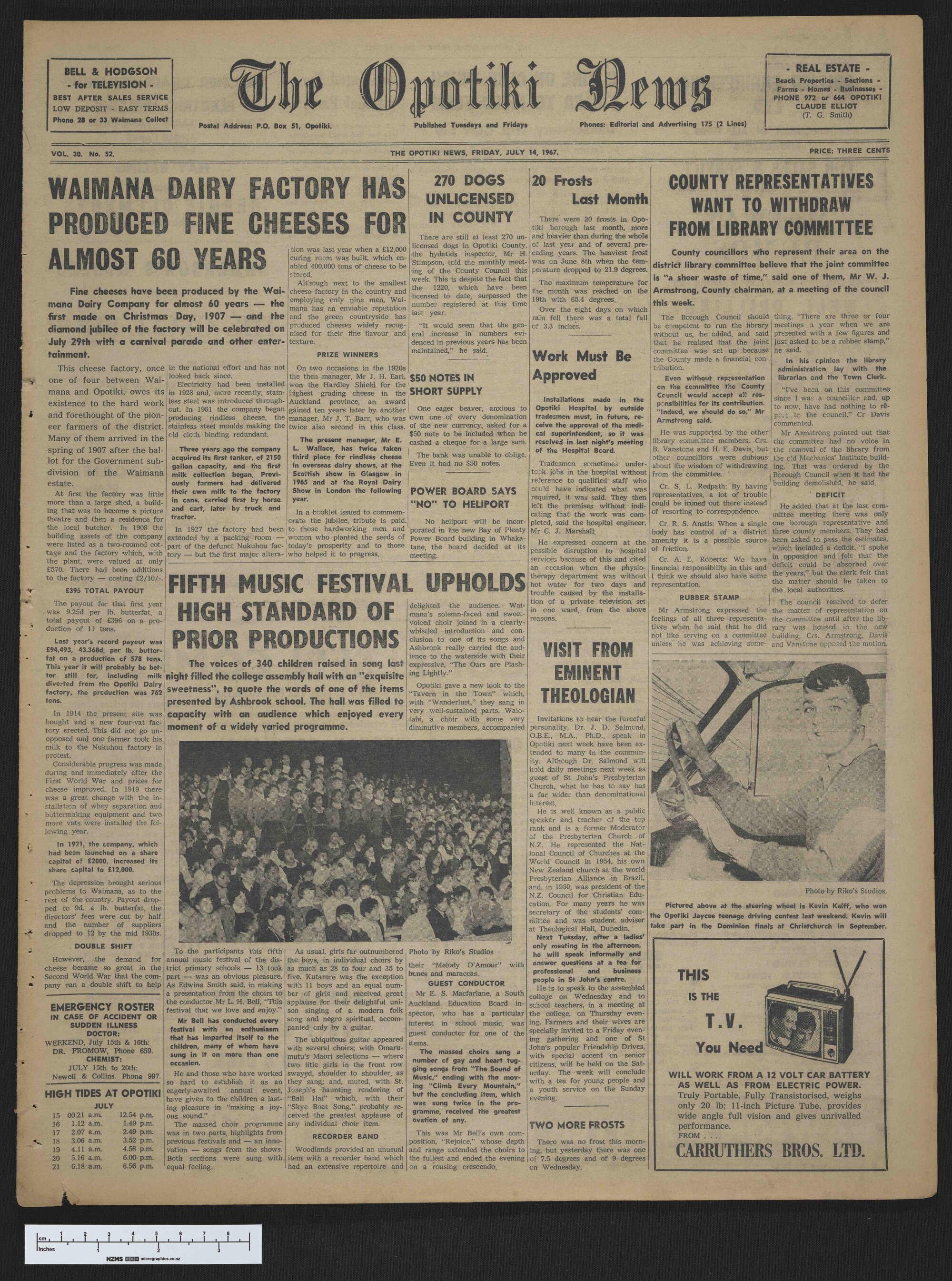 1967-07-14 Opotiki News