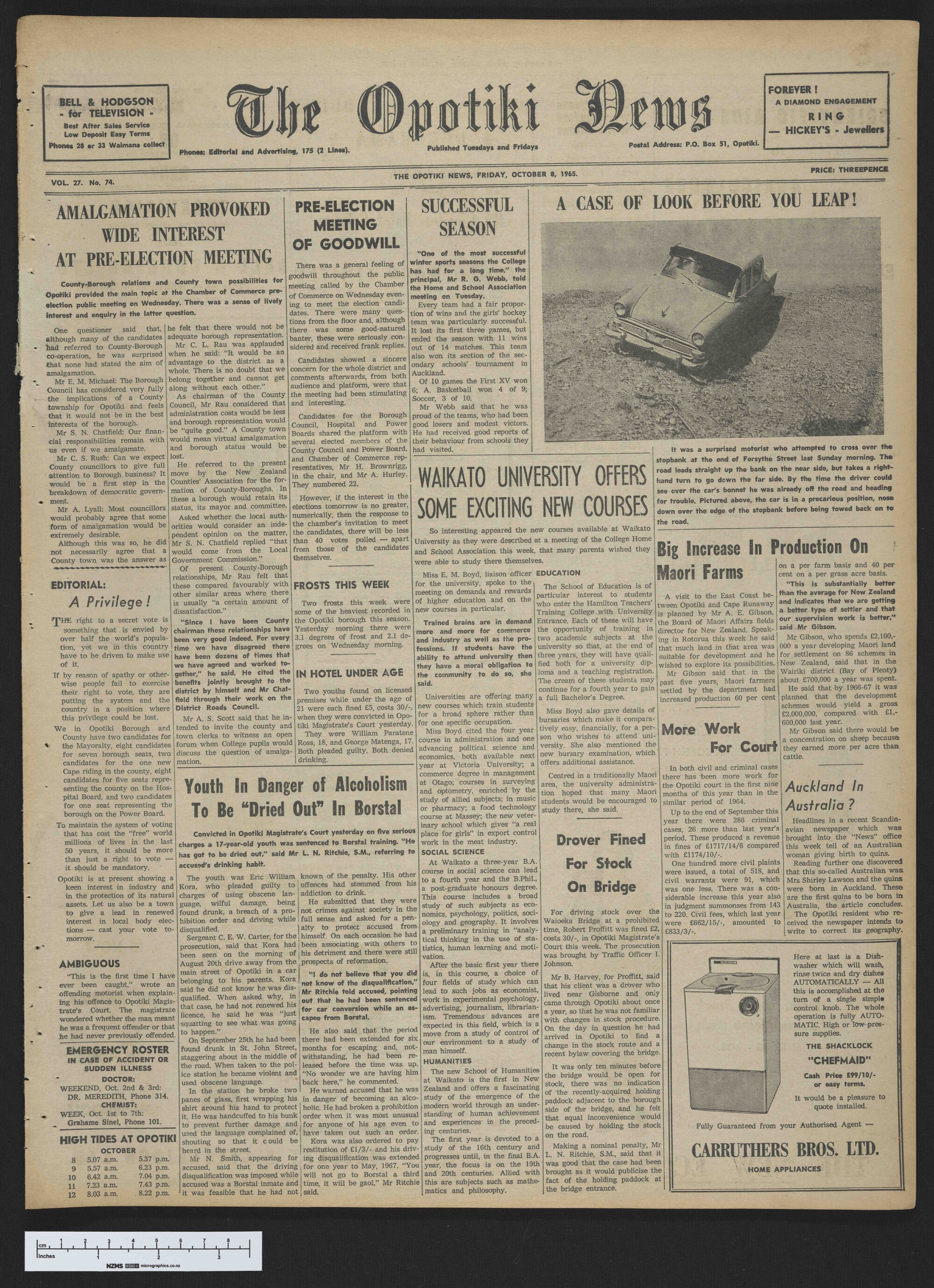 1965-10-08 Opotiki News